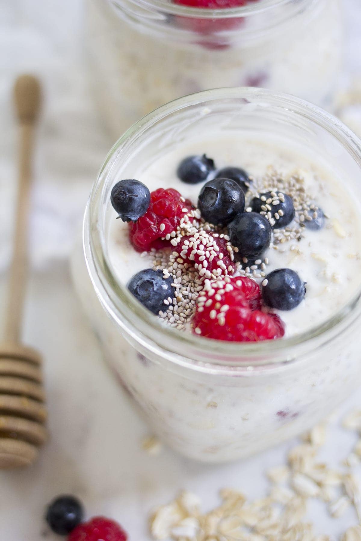 Chia Berry Overnight Oats