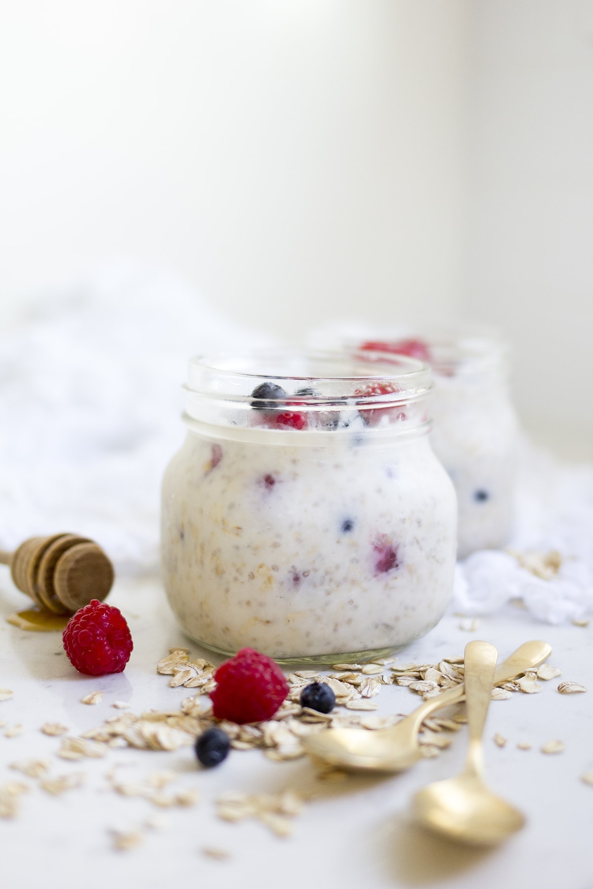 Chia Berry Overnight Oats