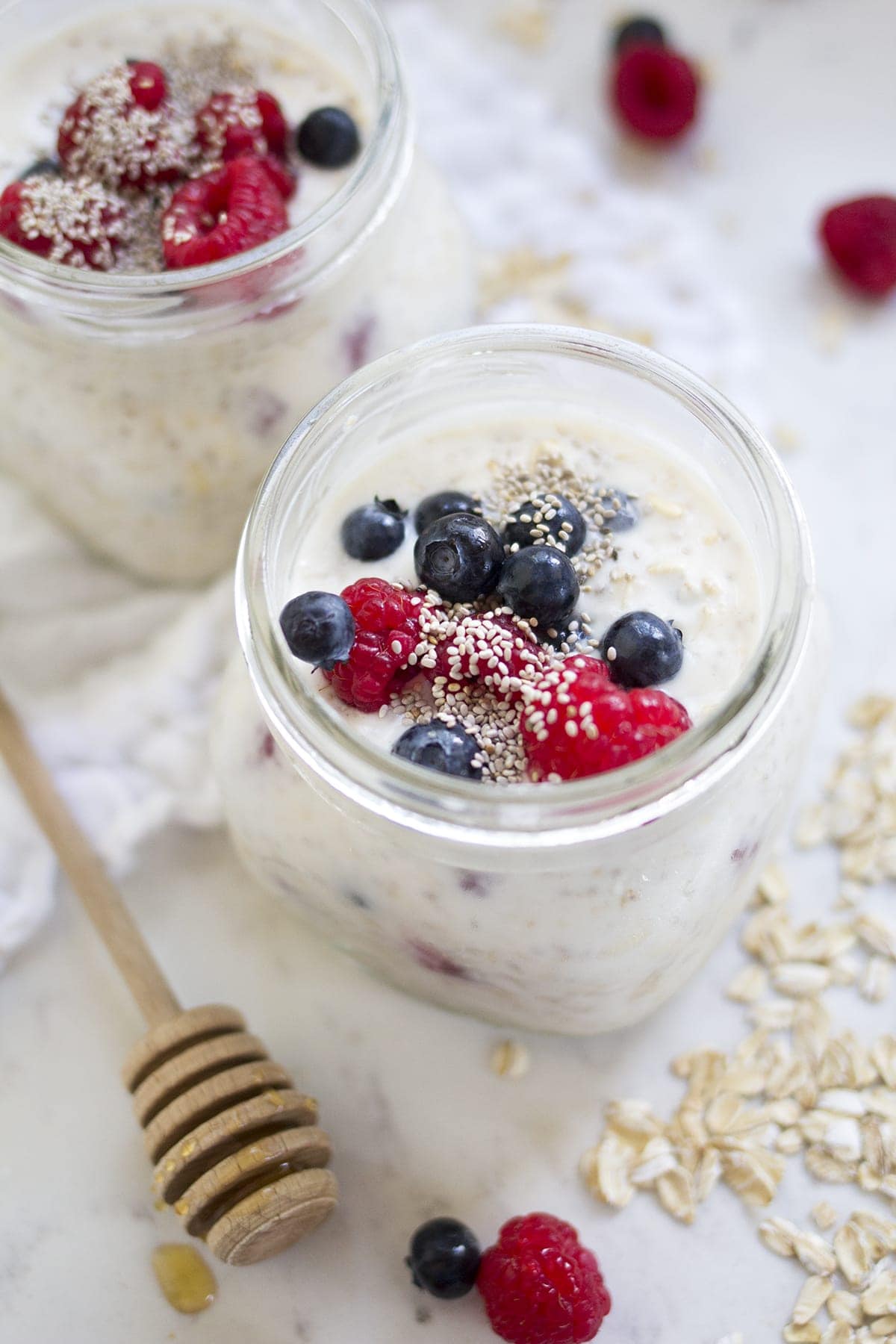 Chia Berry Overnight Oats