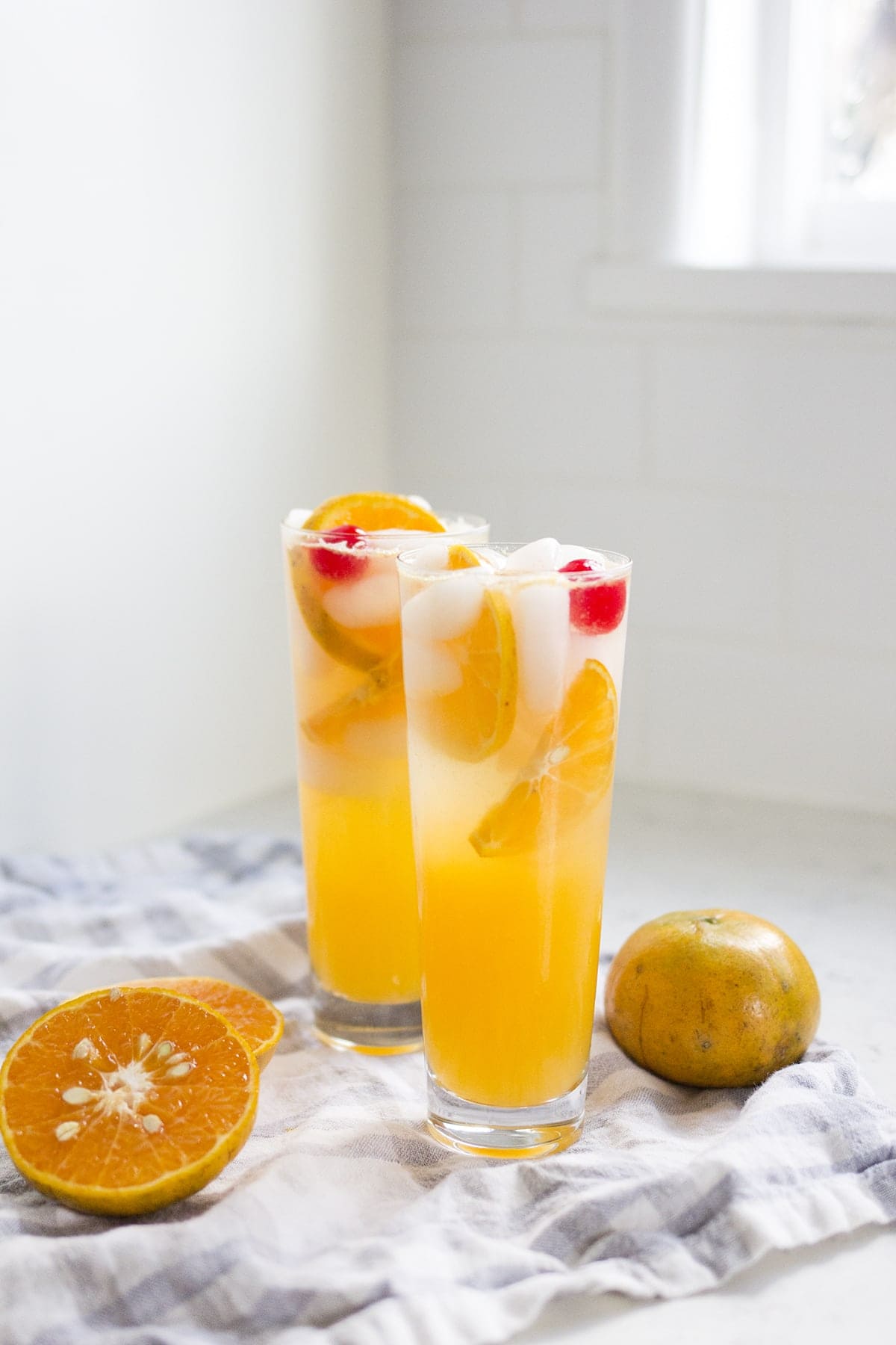 Honey Tangerine Collins Cocktail