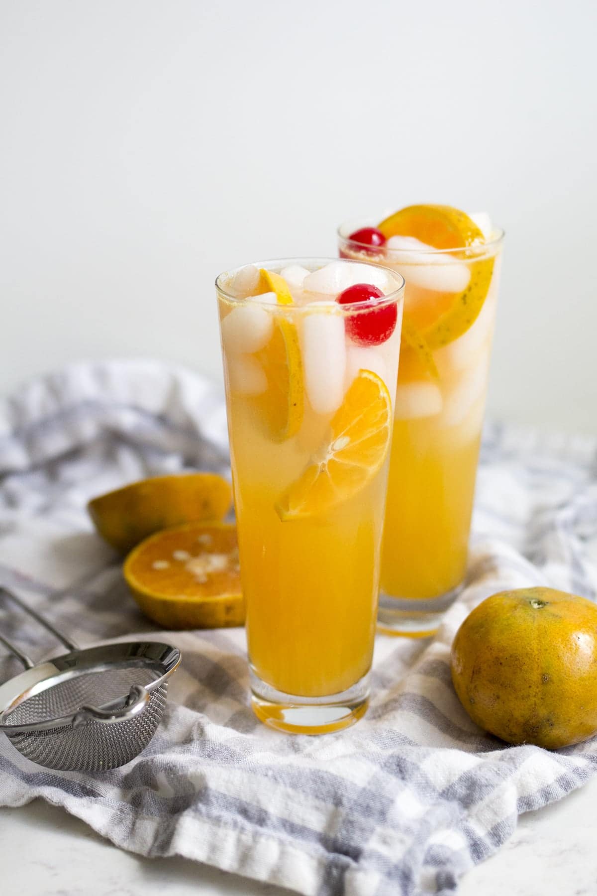 Honey Tangerine Collins Cocktail