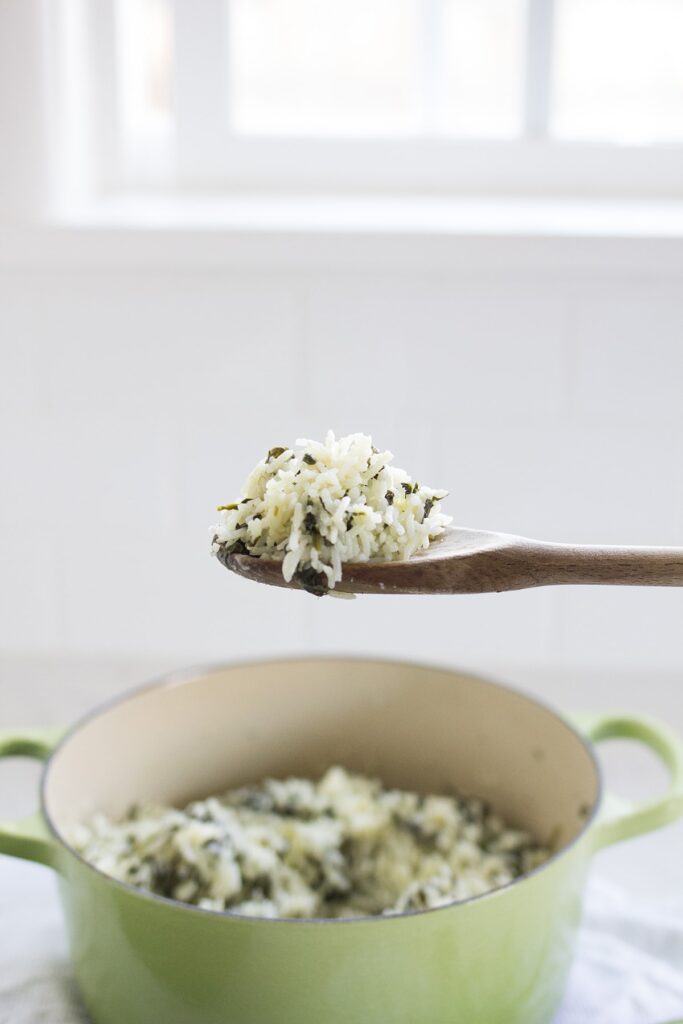 Spinach Dill Rice • Freutcake