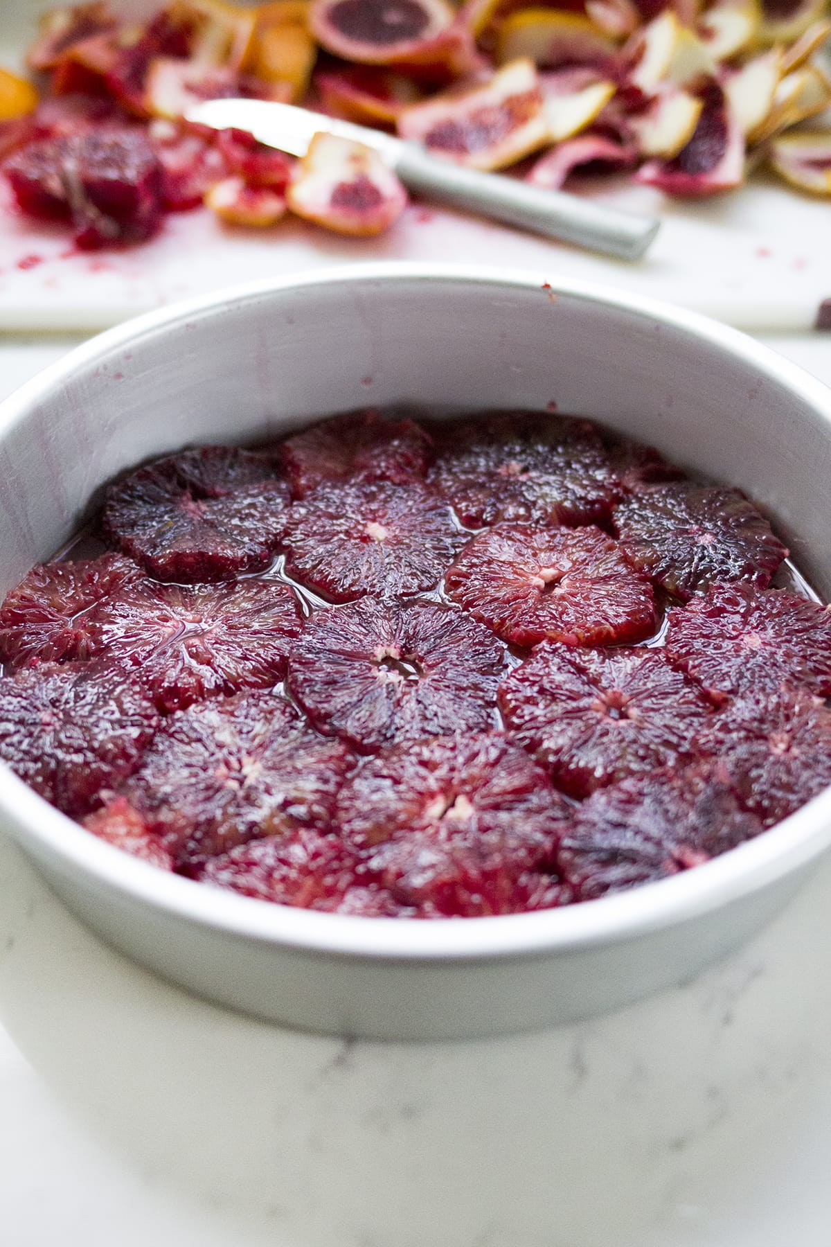 Blood Orange Upside Down Cake