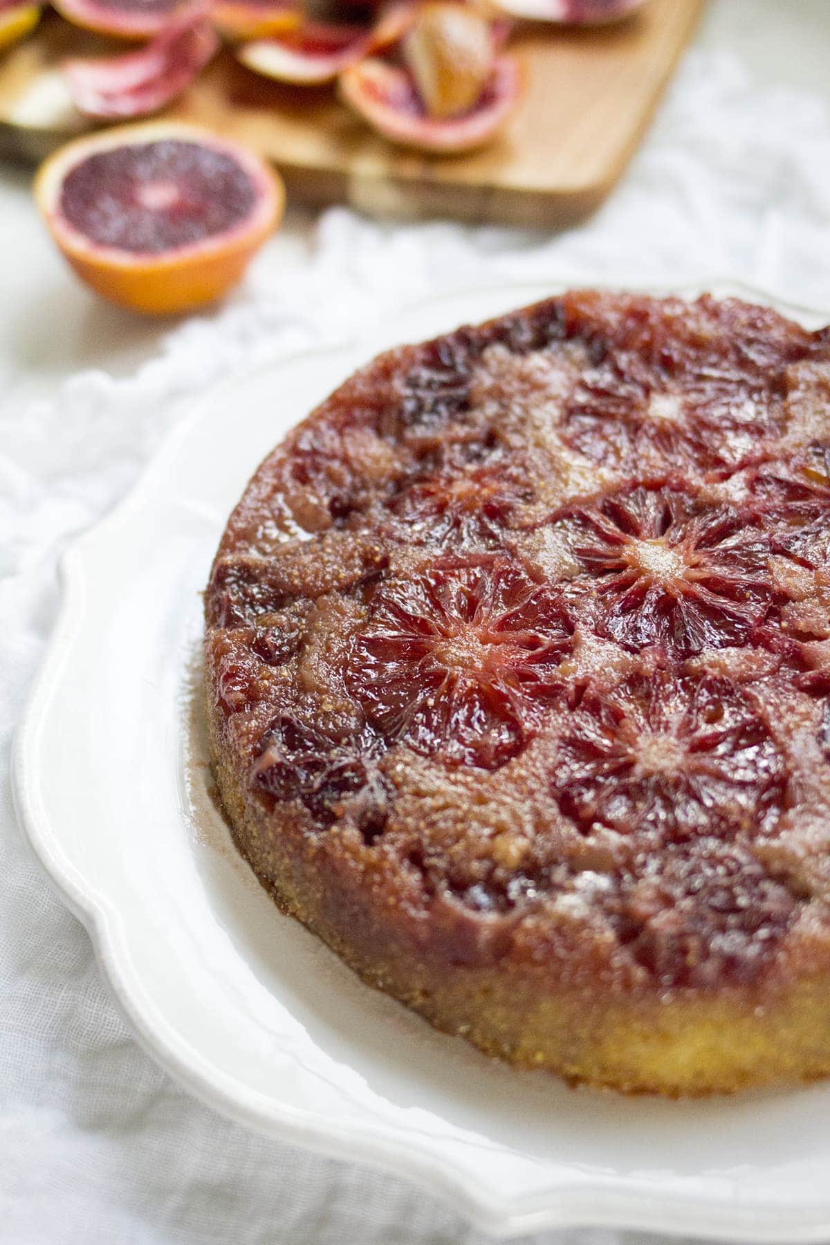 Blood Orange Upside Down Cake