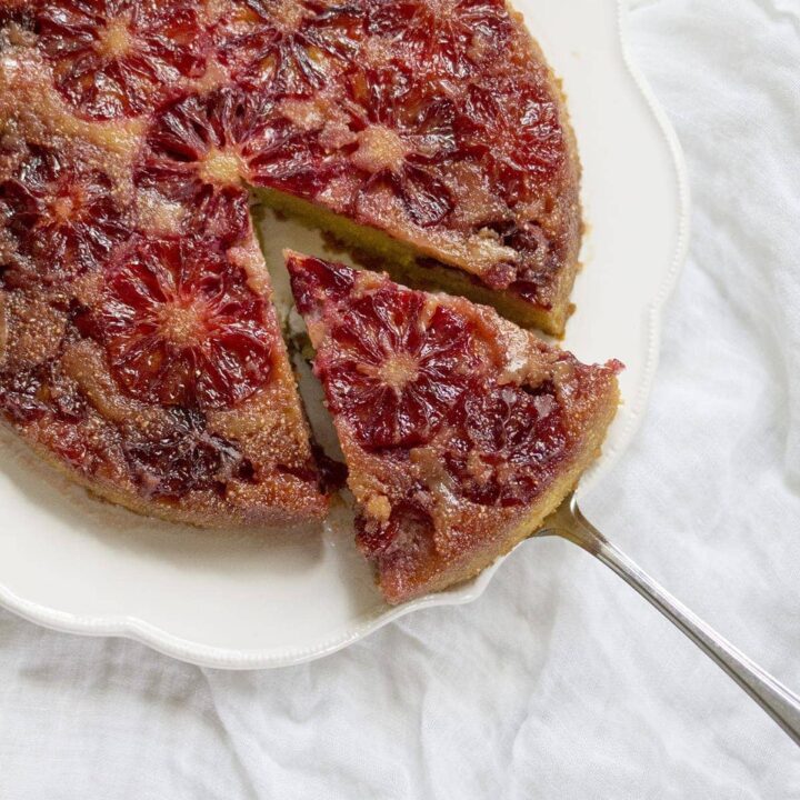 Blood Orange Upside Down Cake