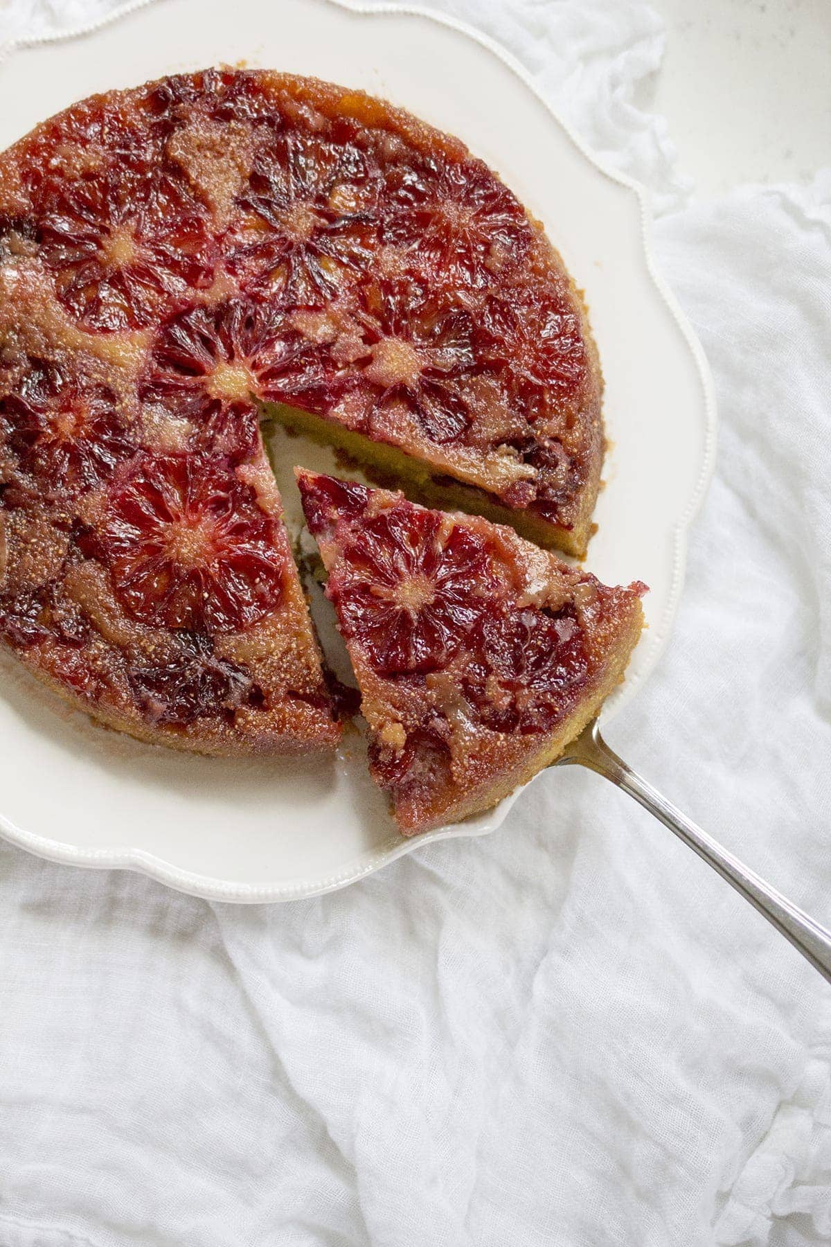 Blood Orange Upside Down Cake