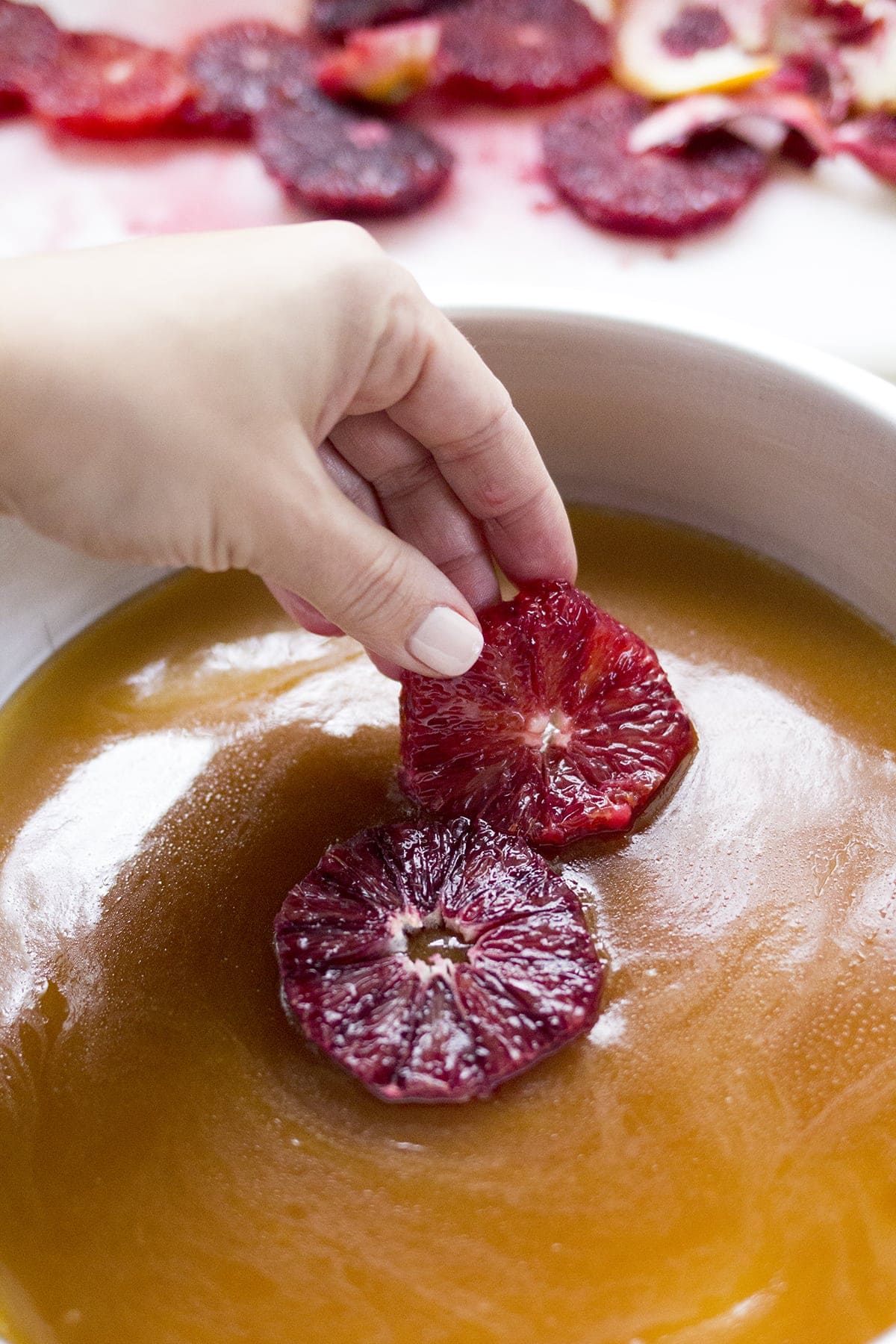Blood Orange Upside Down Cake