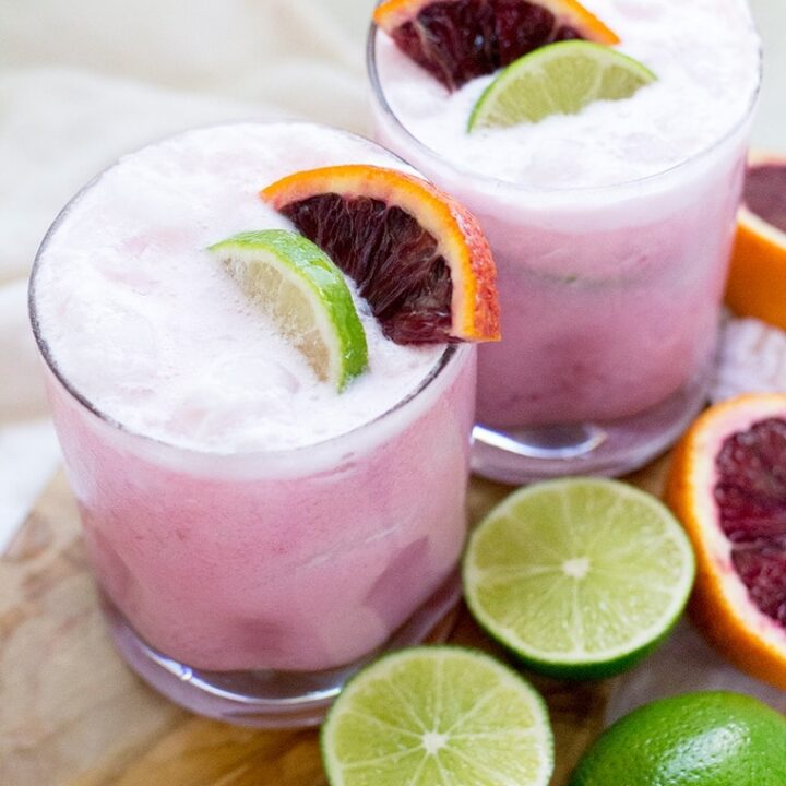 Coconut Blood Orange Margaritas