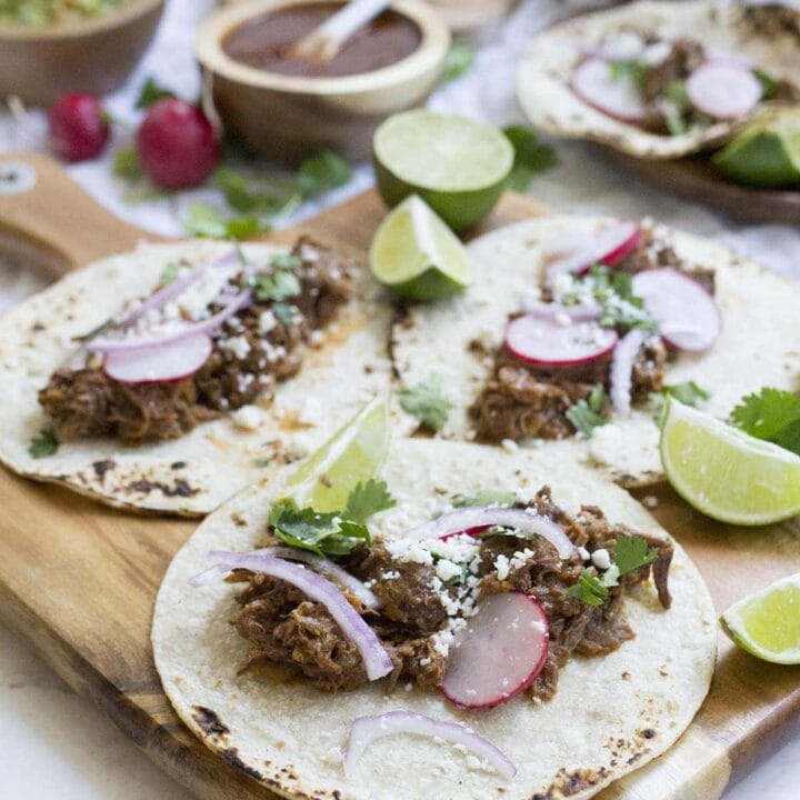Crockpot Shredded Beef Tacos
