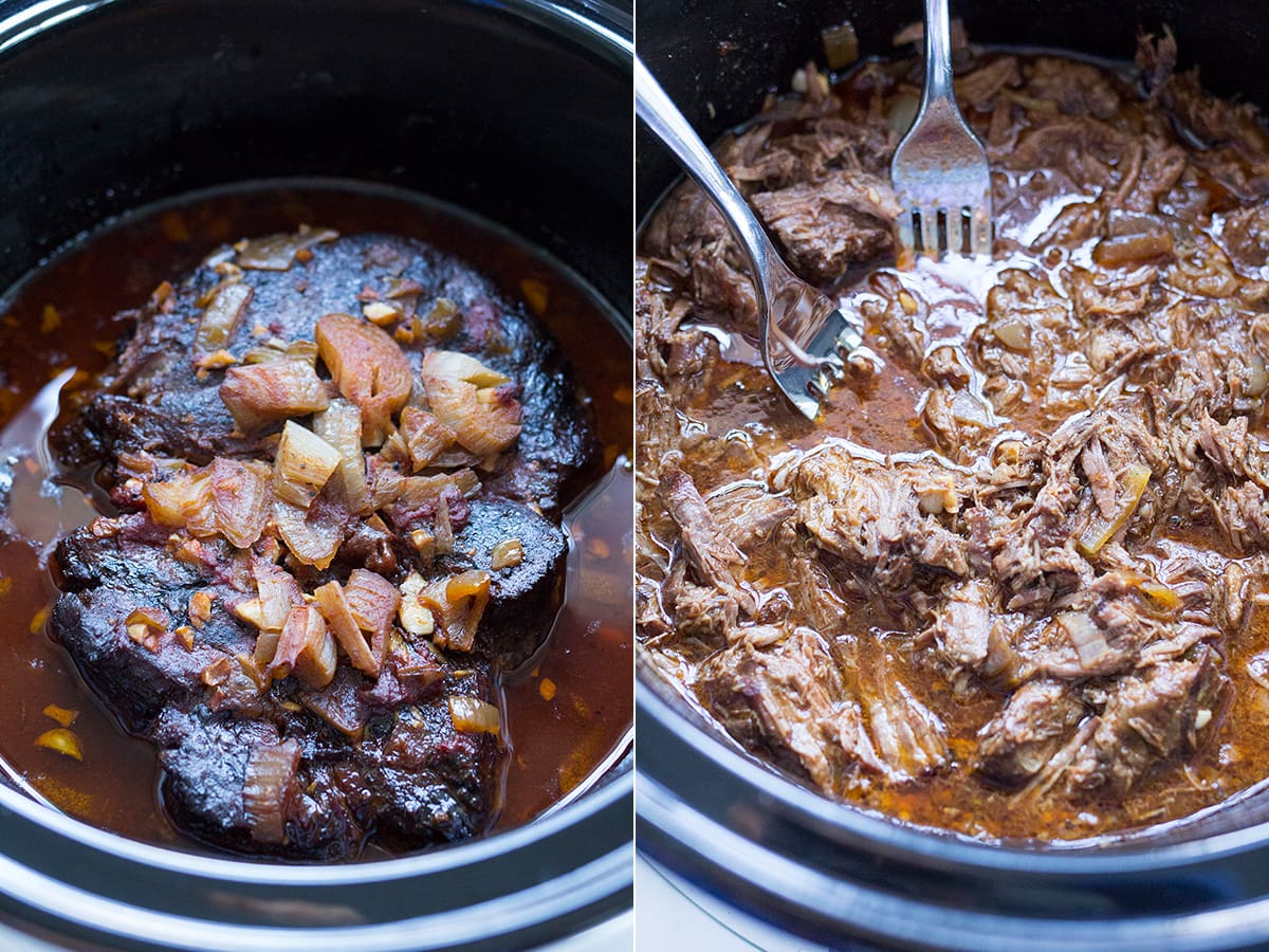 Crockpot Shredded Beef Tacos