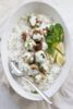 Greek Turkey Meatballs with Mint Feta Sauce