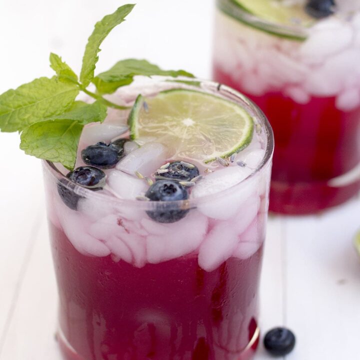 Lavender Blueberry Fizz