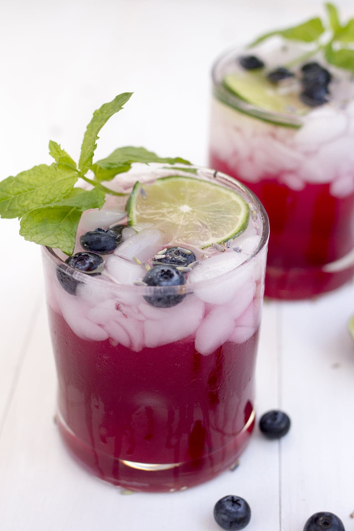 Lavender Blueberry Fizz