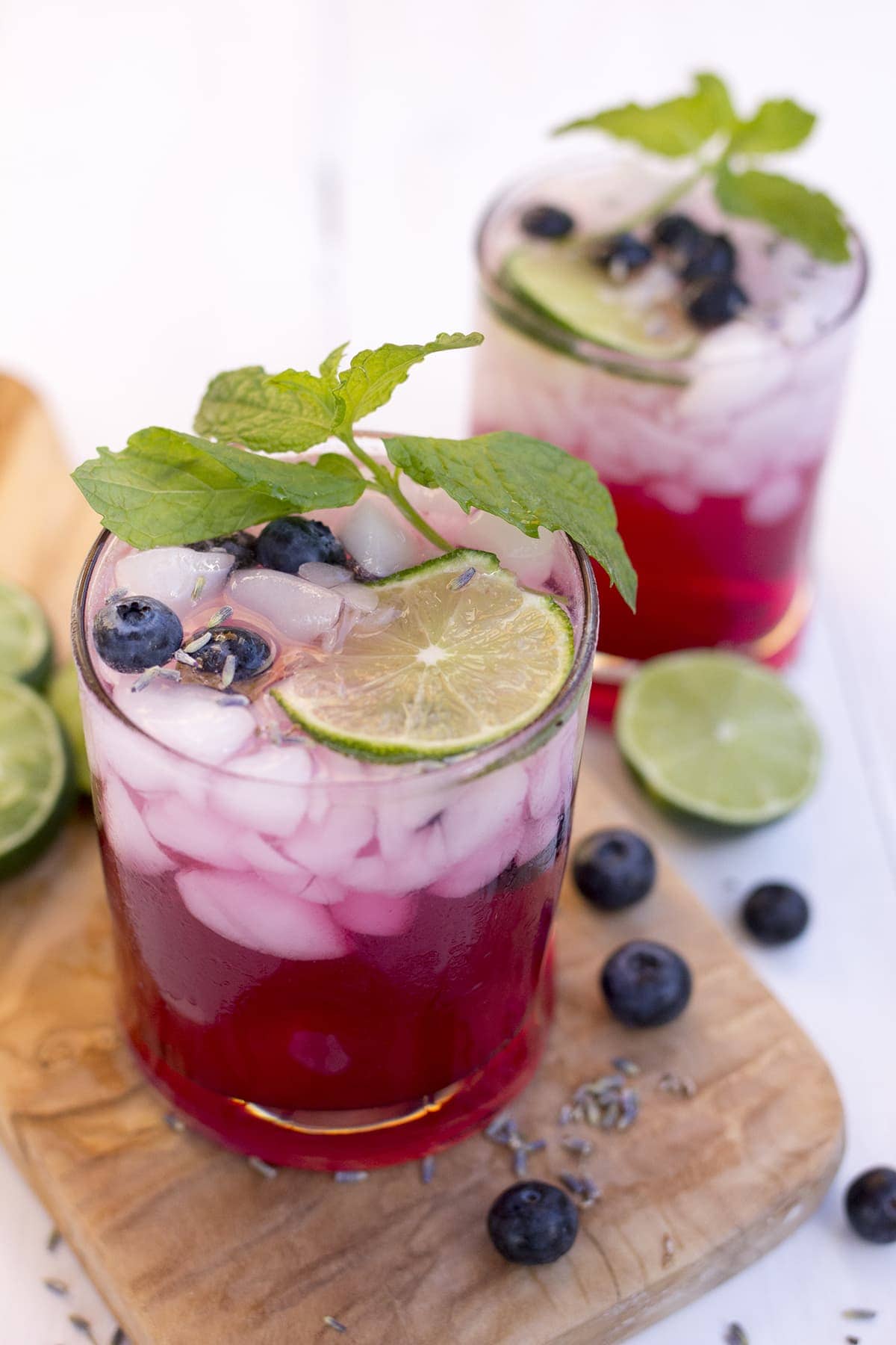 Lavender Blueberry Fizz