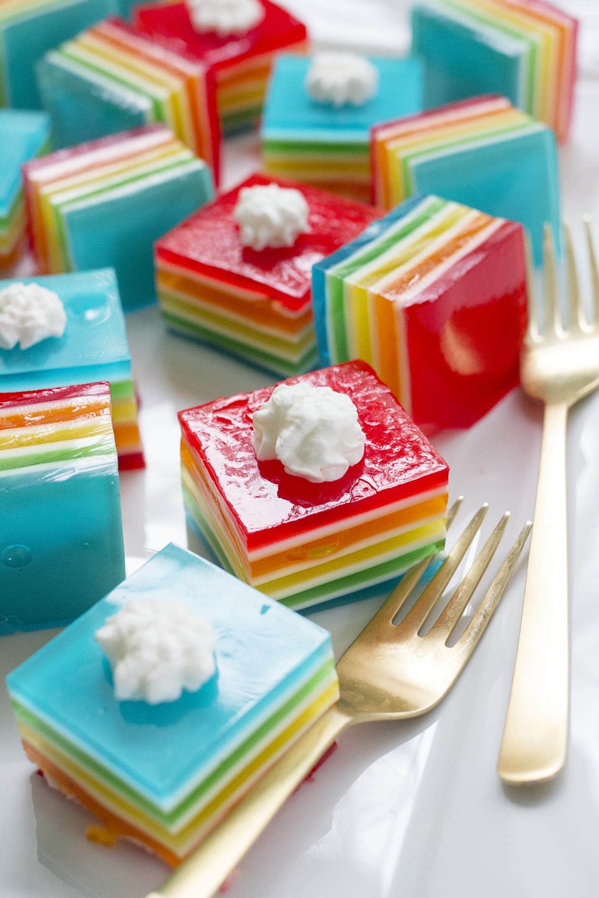 Rainbow Layer Jello