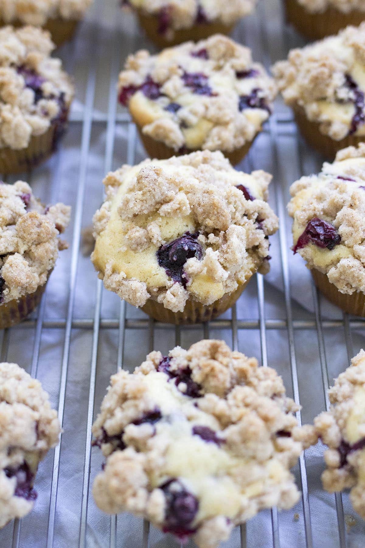 Blueberry Crumb Muffins