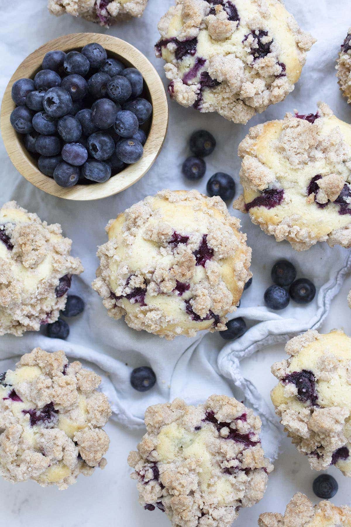 Blueberry Crumb Muffins