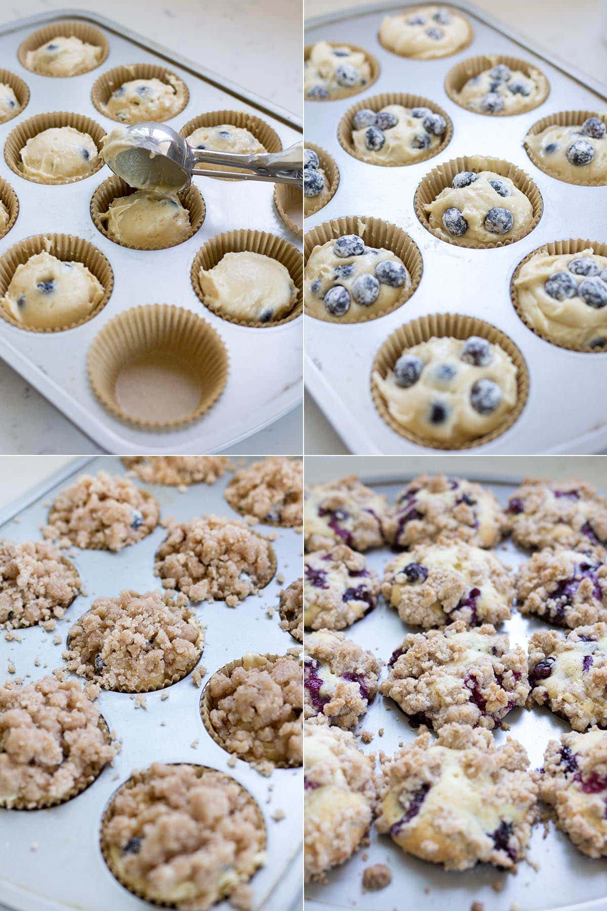 Blueberry Crumb Muffins