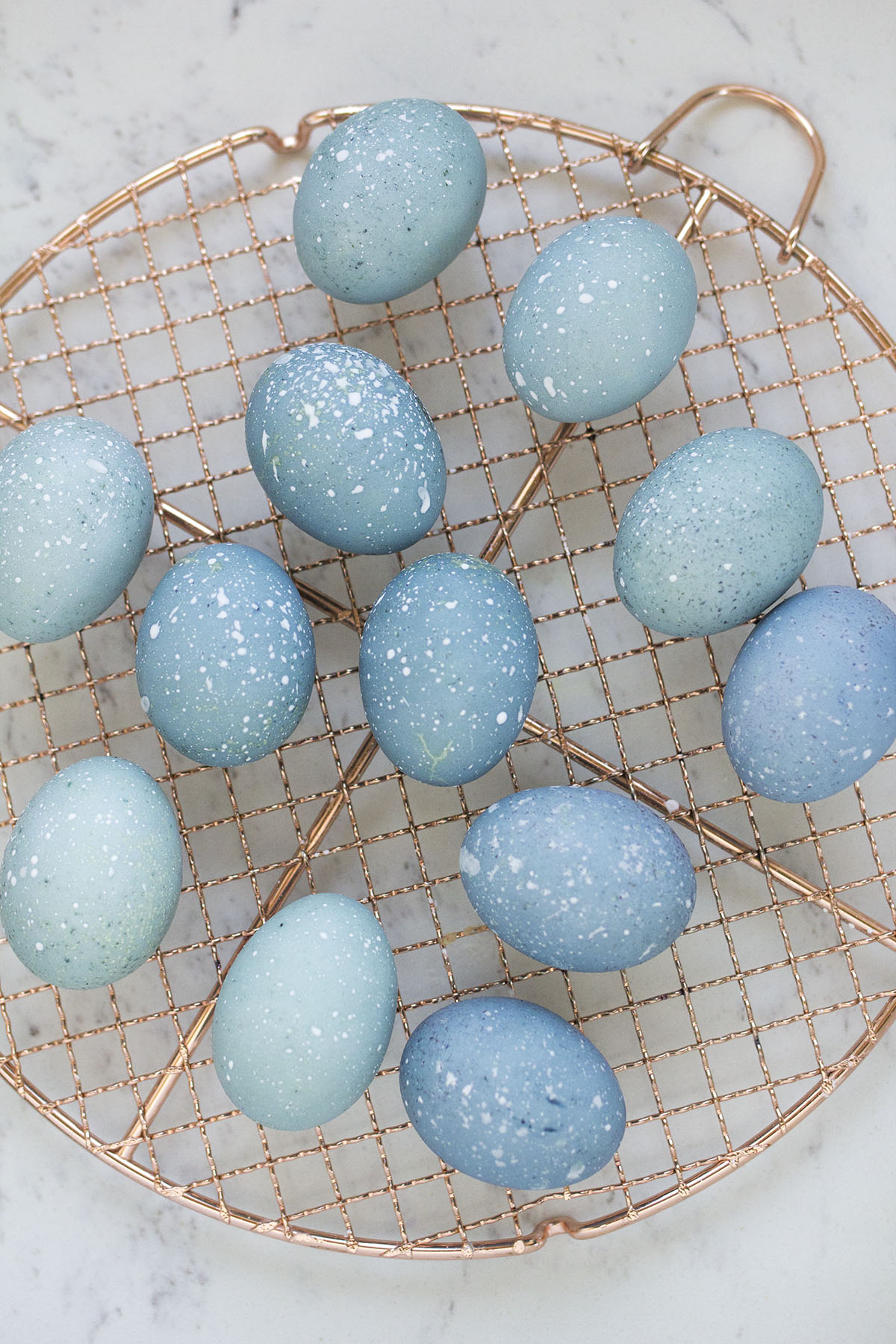 How to Dye Easter Eggs with Blueberries