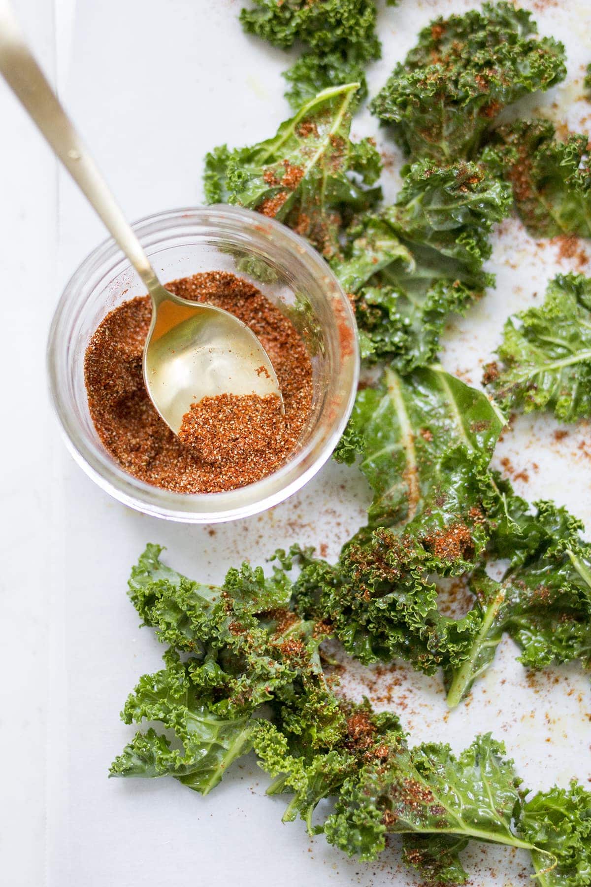 Crispy Barbecue Kale Chips