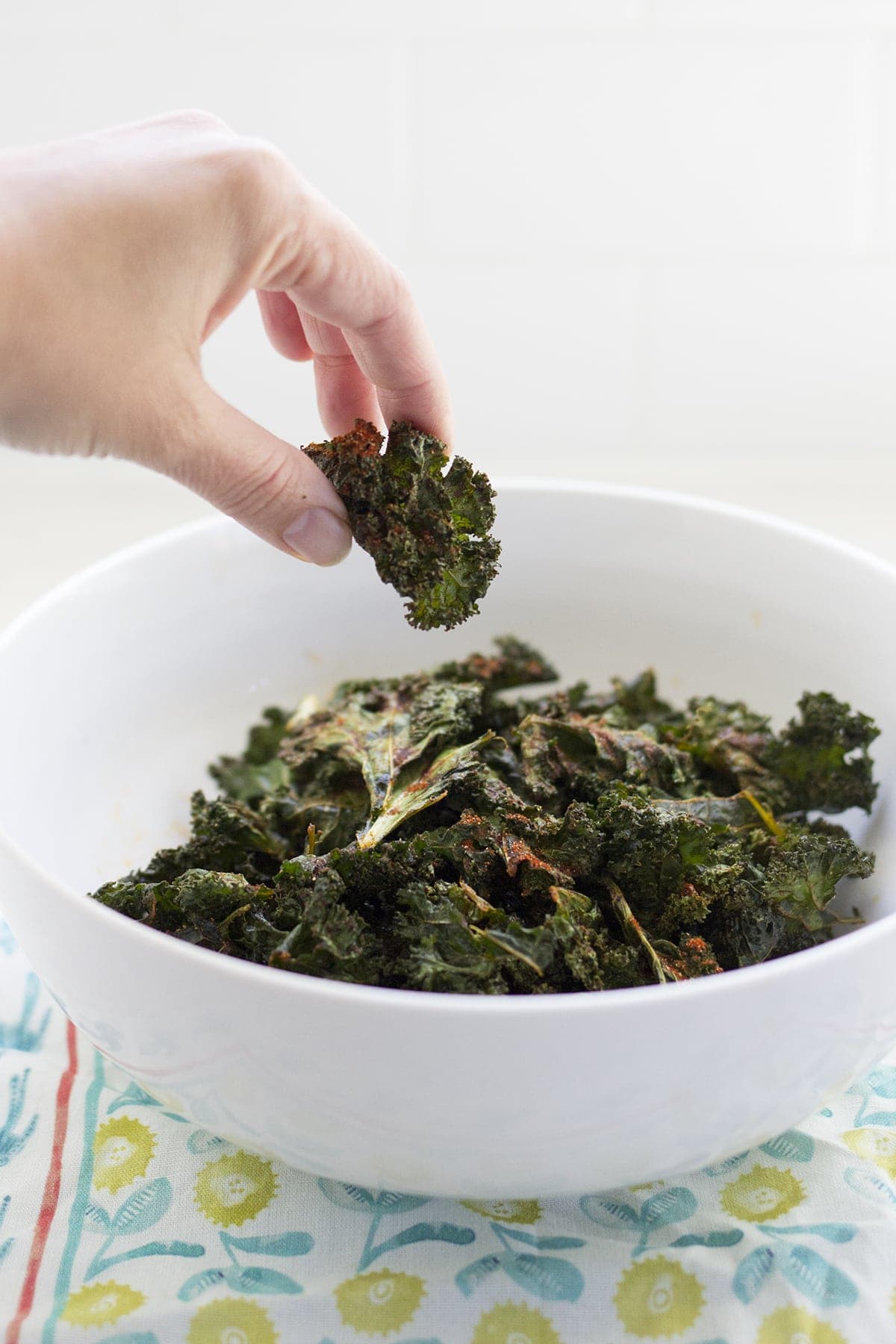 Crispy Barbecue Kale Chips