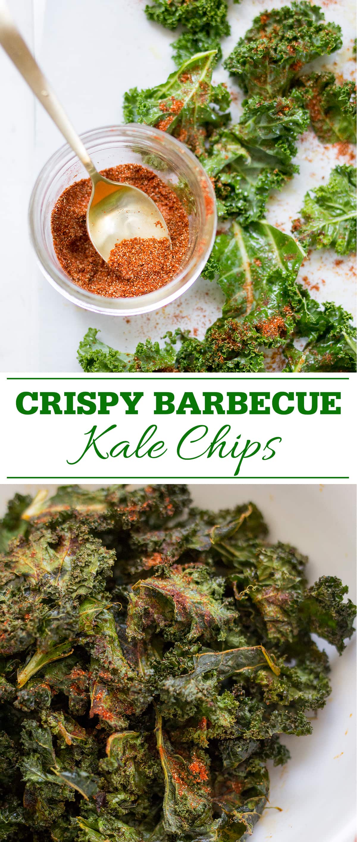 Crispy Barbecue Kale Chips Pin