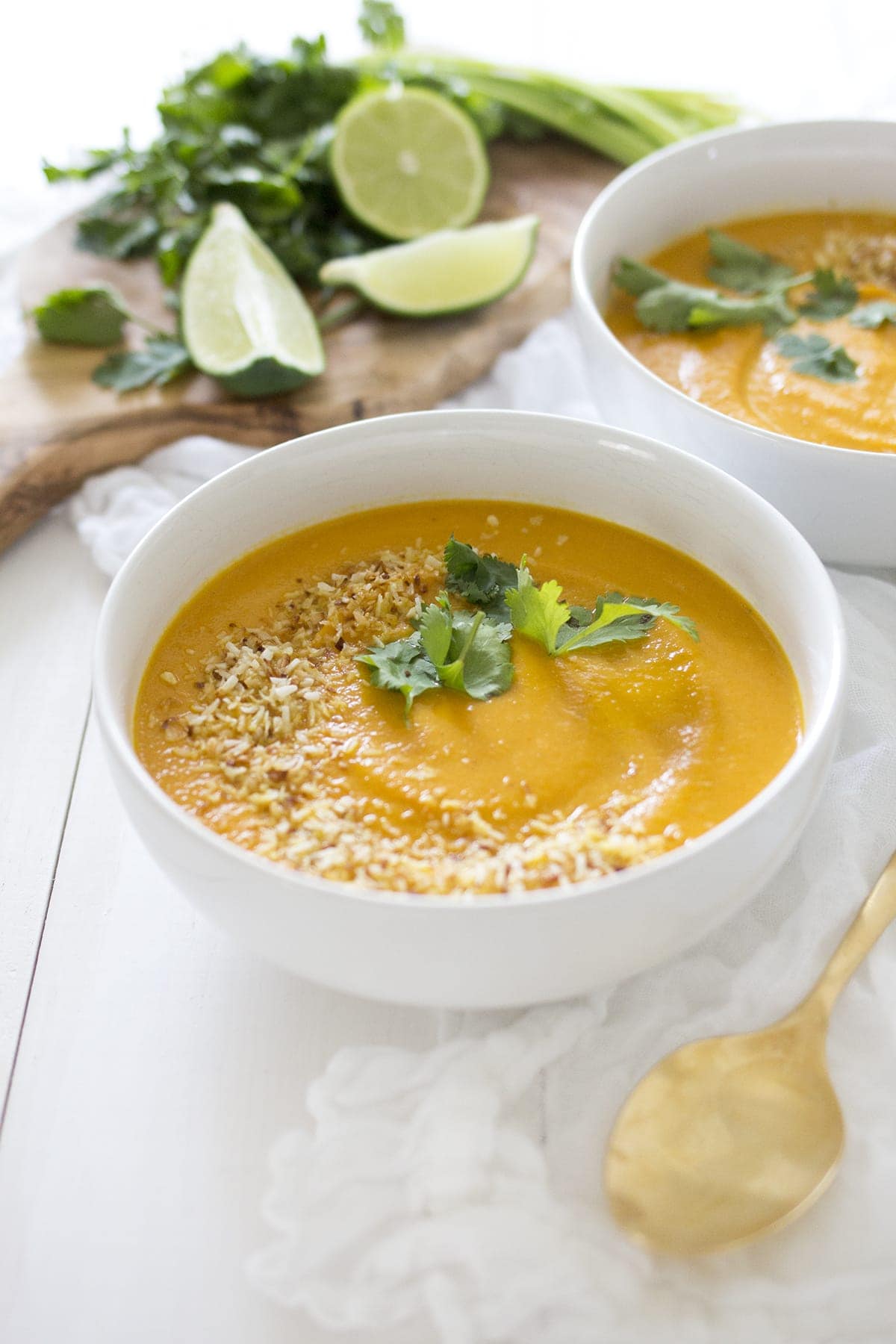 Curried Coconut Carrot Soup