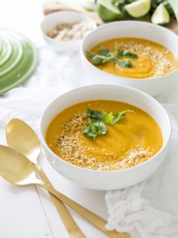 Curried Coconut Carrot Soup