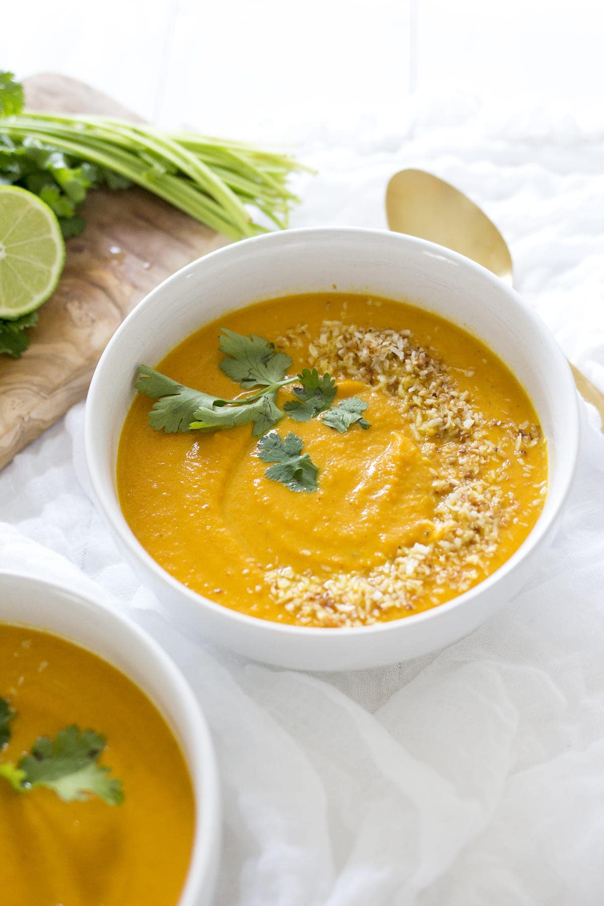 Curried Coconut Carrot Soup