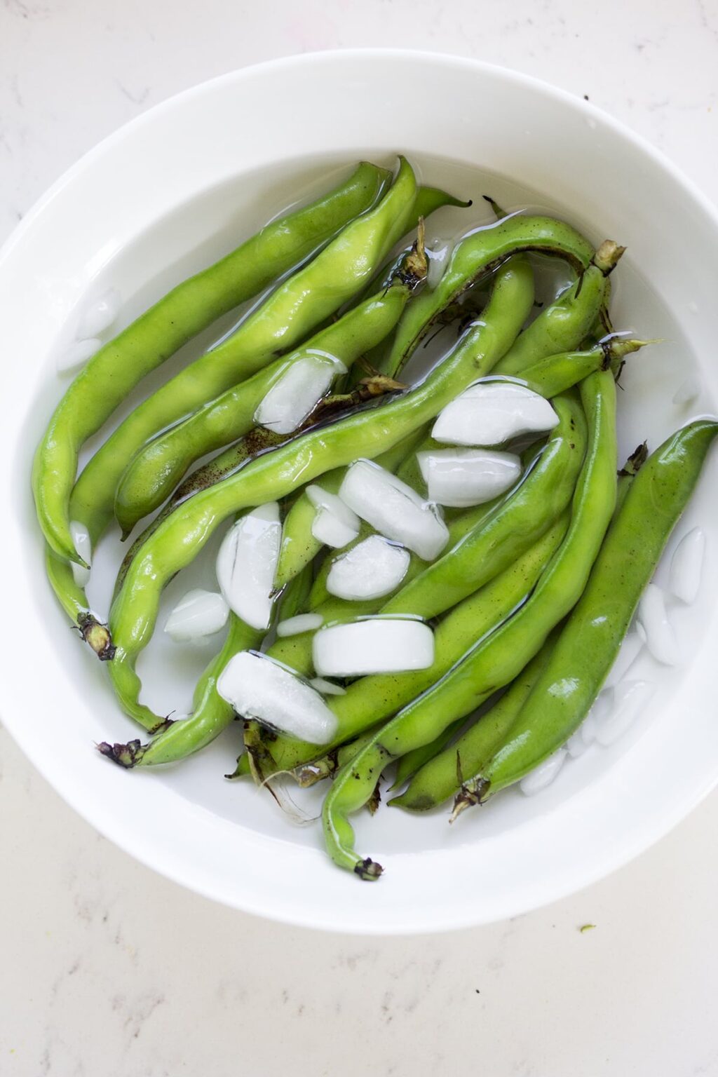 Lemony Pasta with Fava Beans and Peas • Freutcake