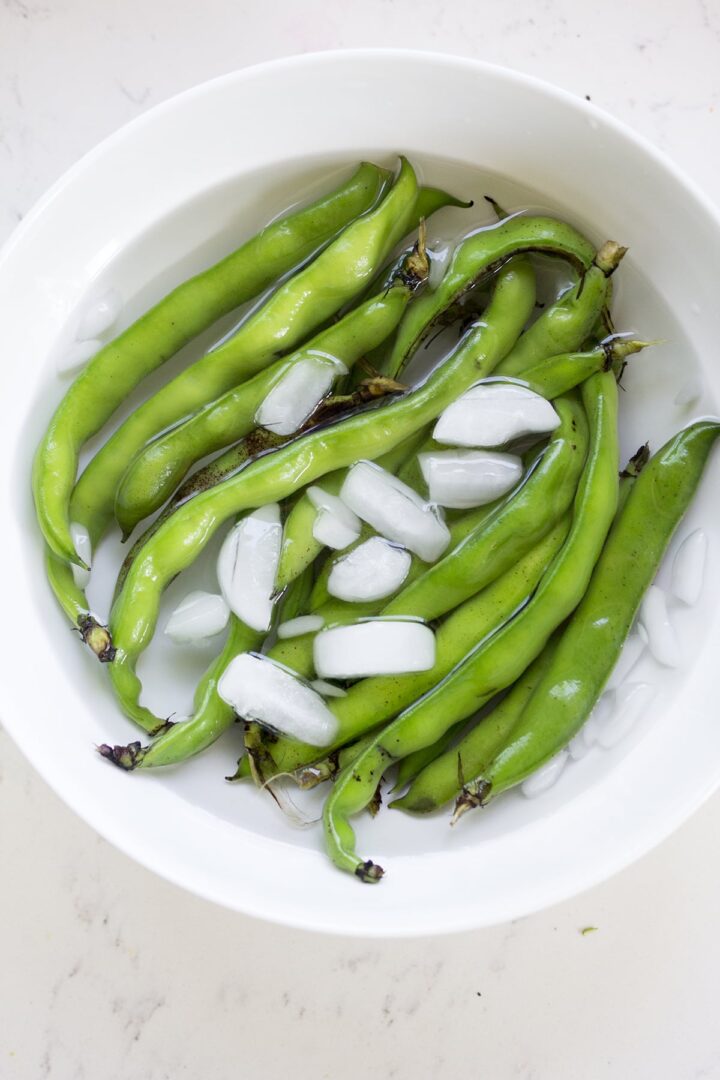 Lemony Pasta with Fava Beans and Peas • Freutcake