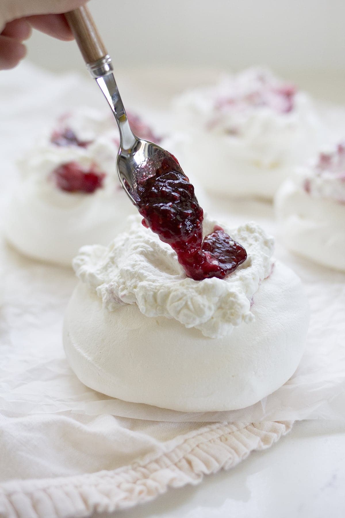 Mixed Berry Pavlovas