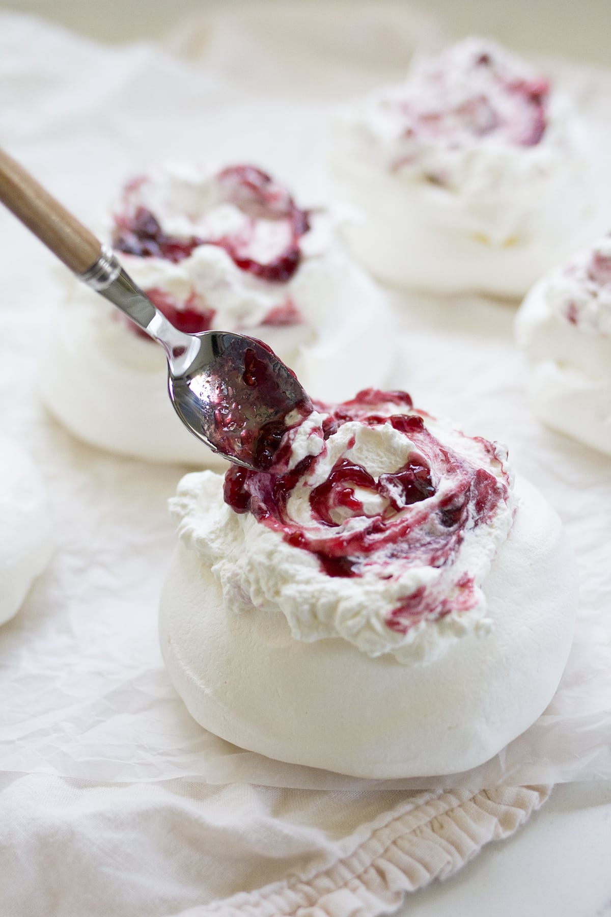 Mixed Berry Pavlovas