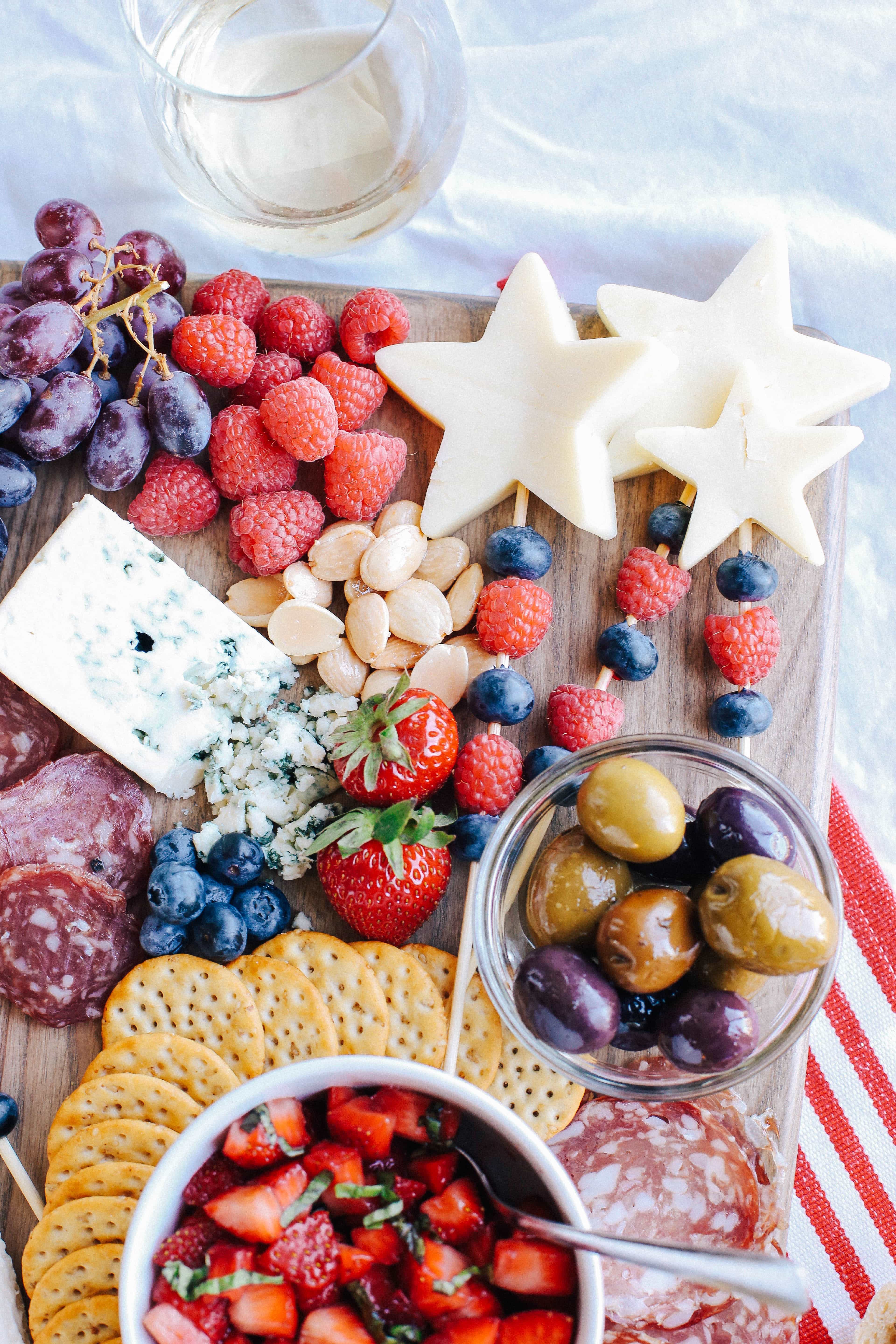 Patriotic Cheeseboard