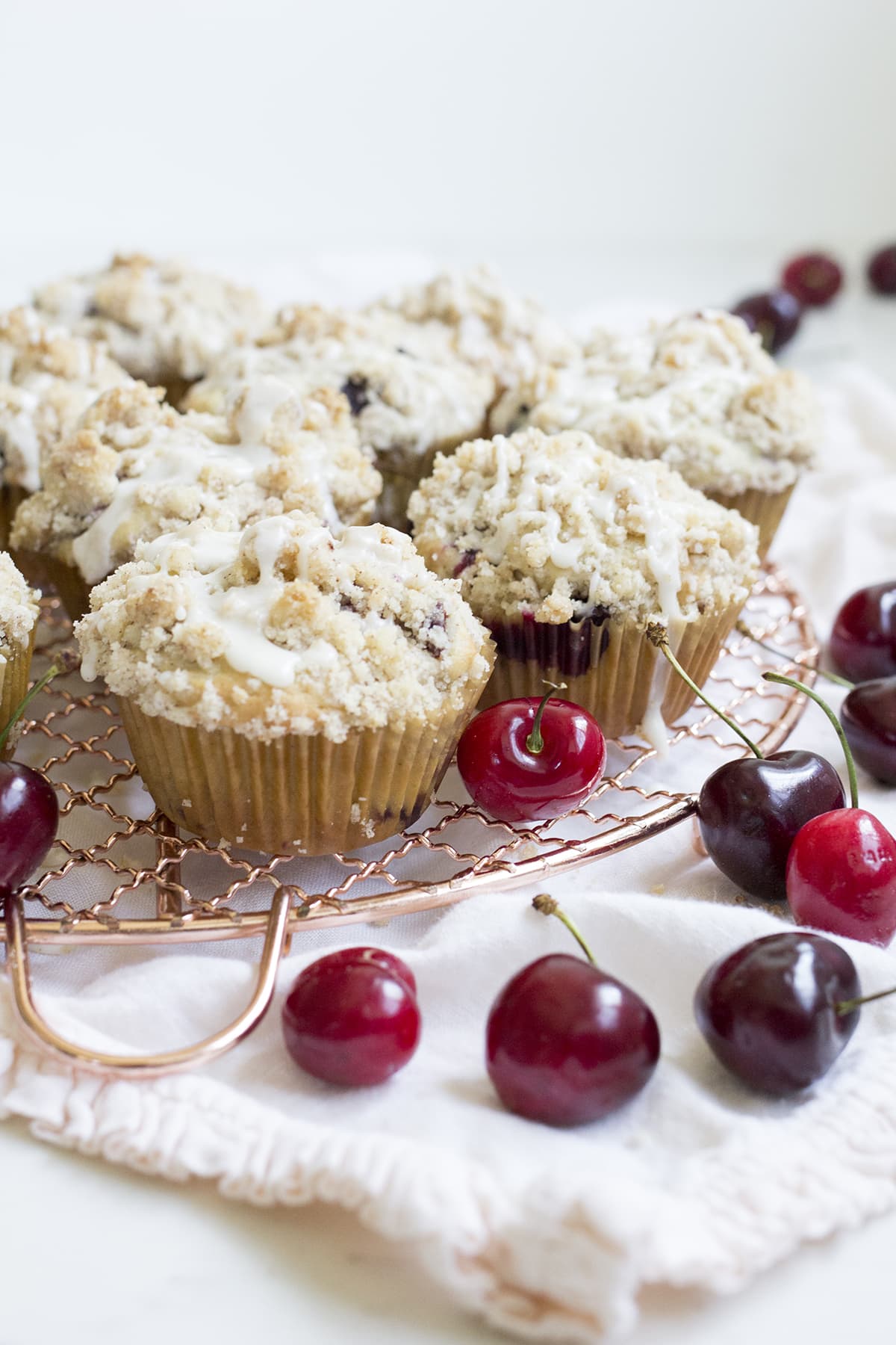 Cherry Crumb Muffins