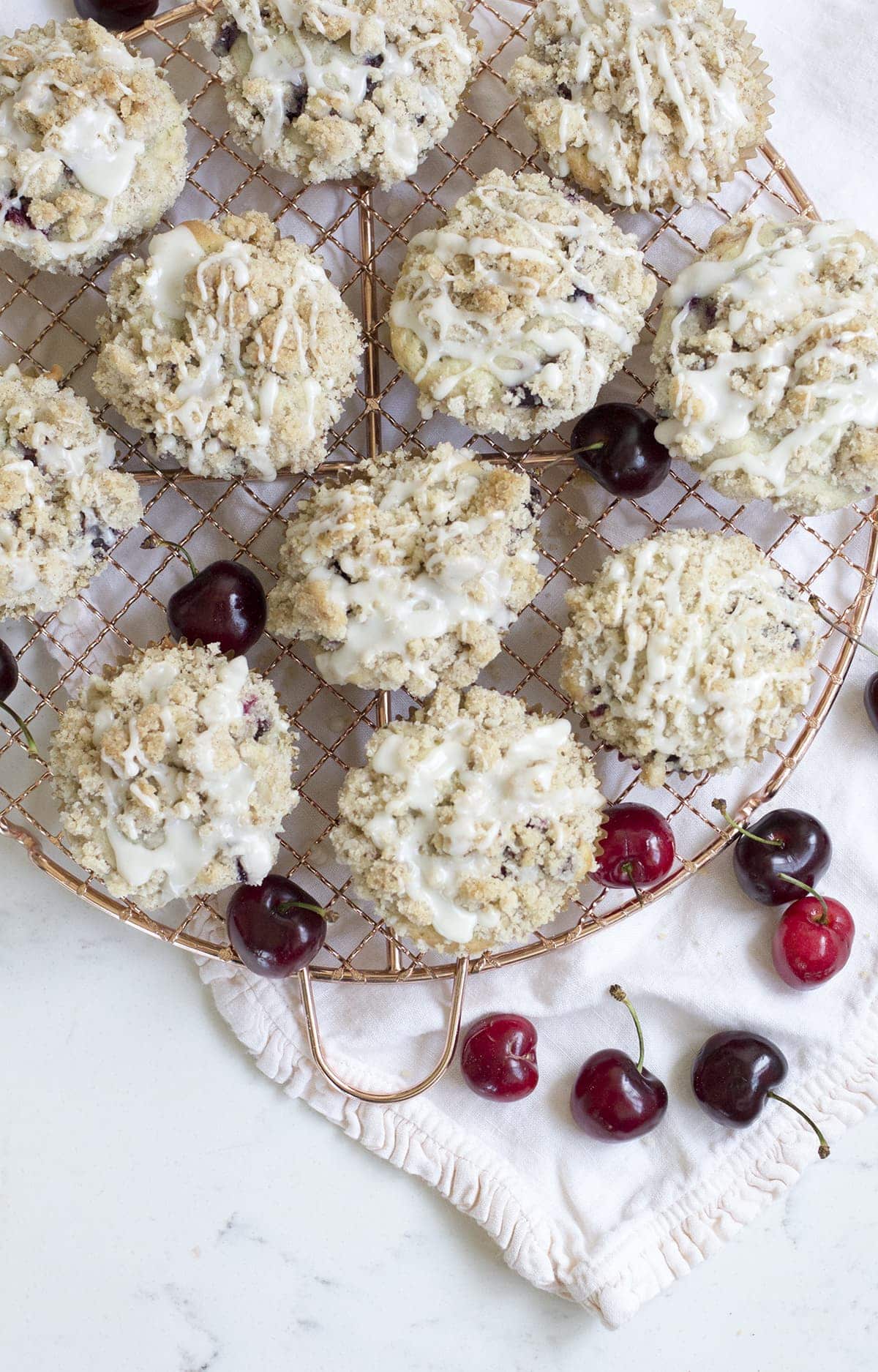 Cherry Crumb Muffins