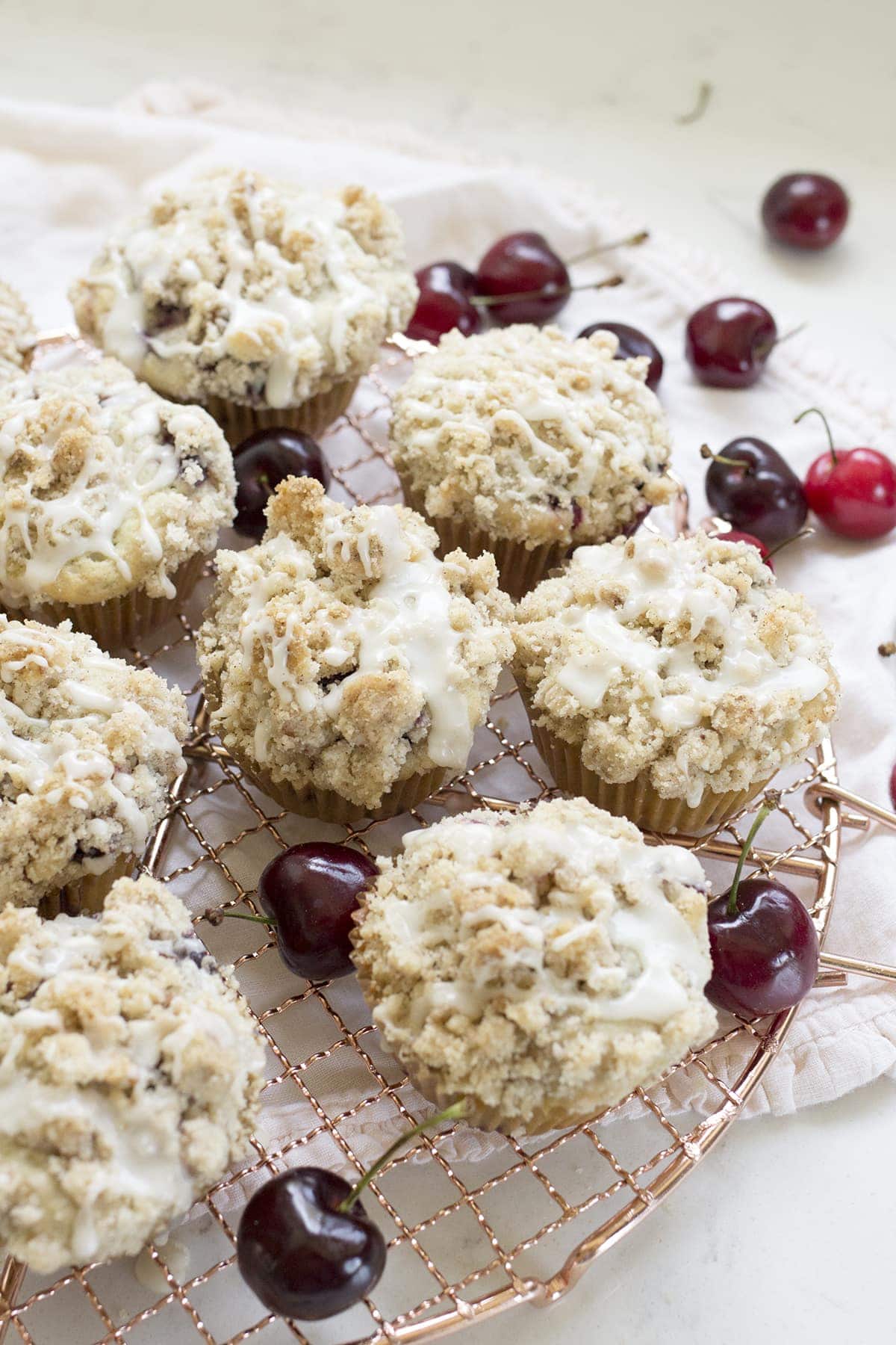 Cherry Crumb Muffins