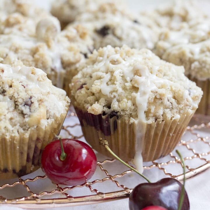 Cherry Crumb Muffins