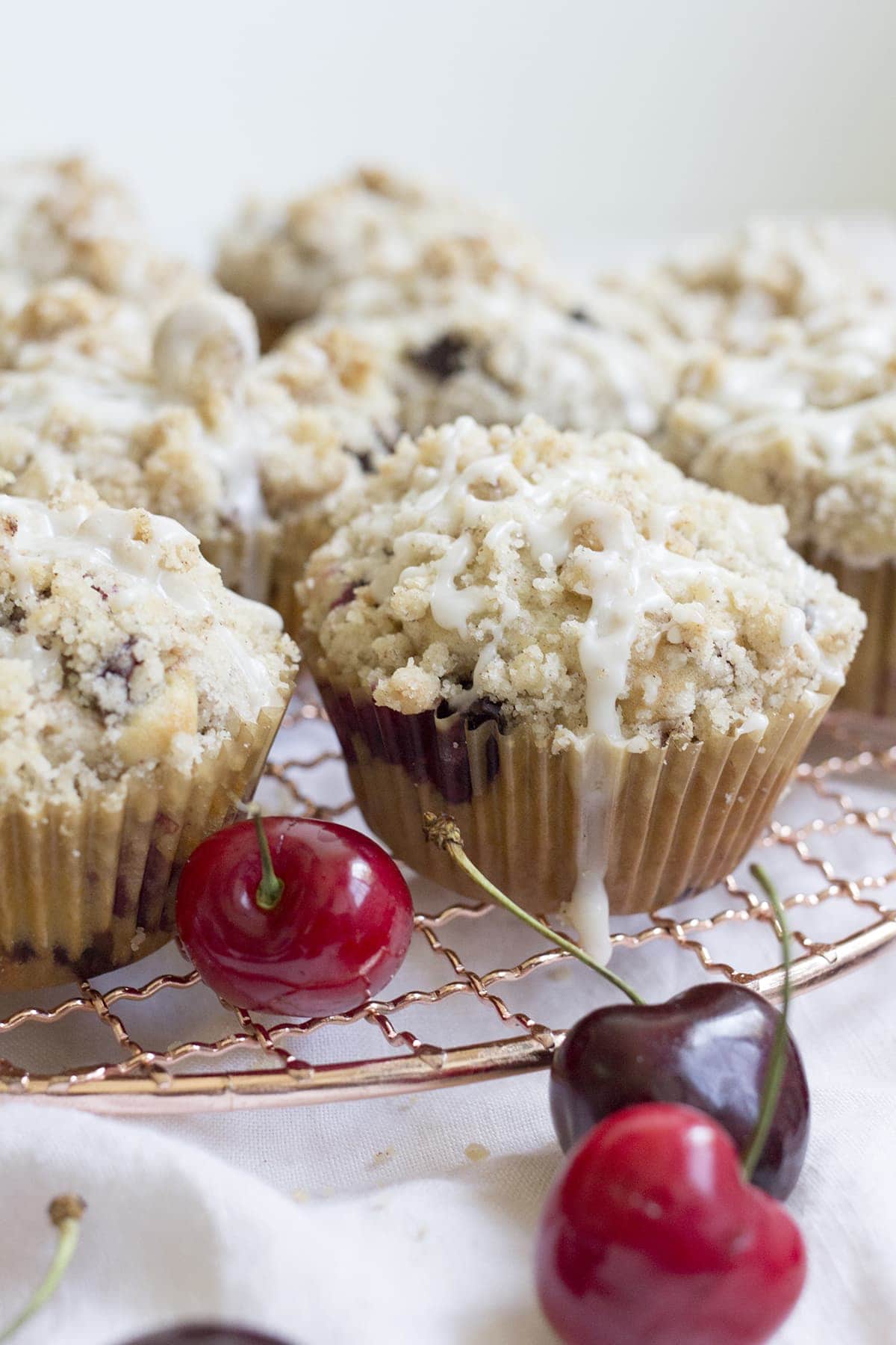 Cherry Crumb Muffins