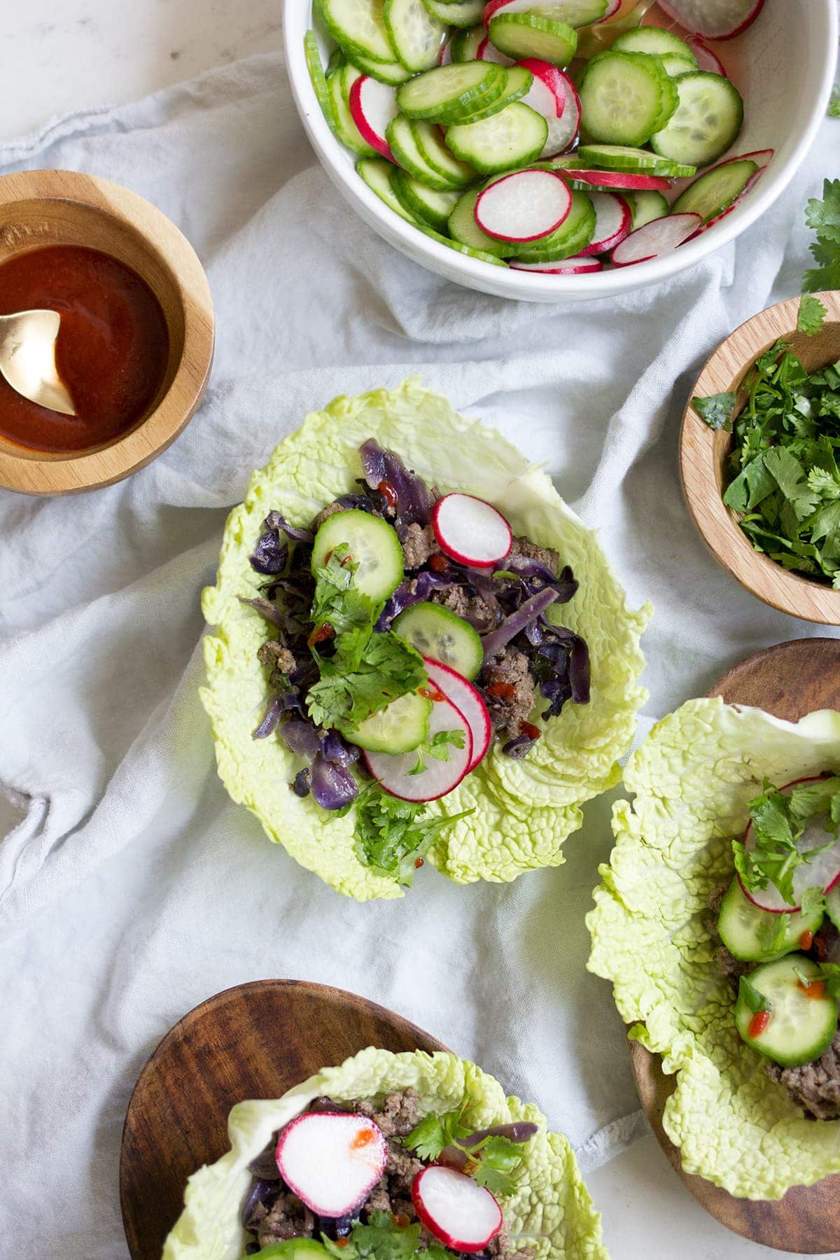 Asian Style Sesame Beef Tacos