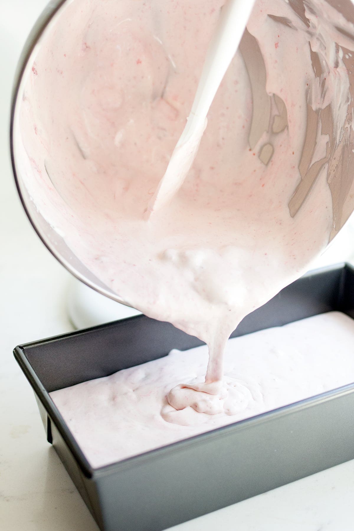 No Churn Strawberry Ice Cream