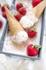 No Churn Strawberry Ice Cream