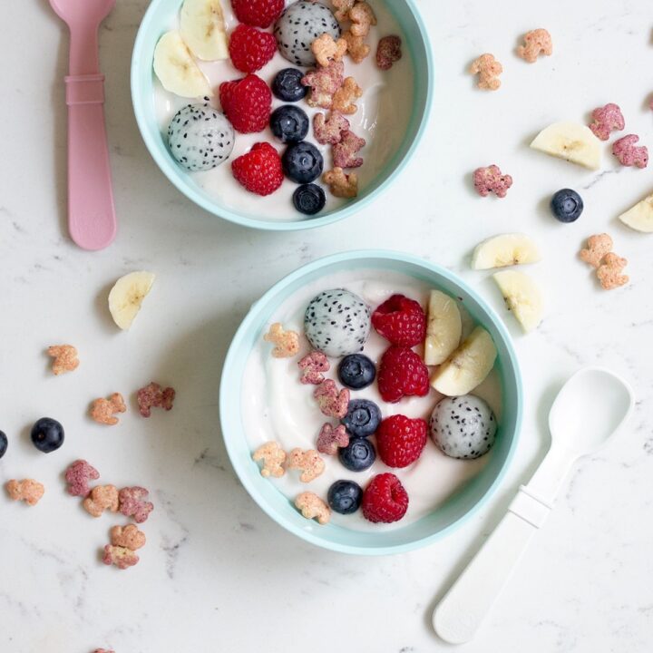 Rainbow Yogurt Bowls