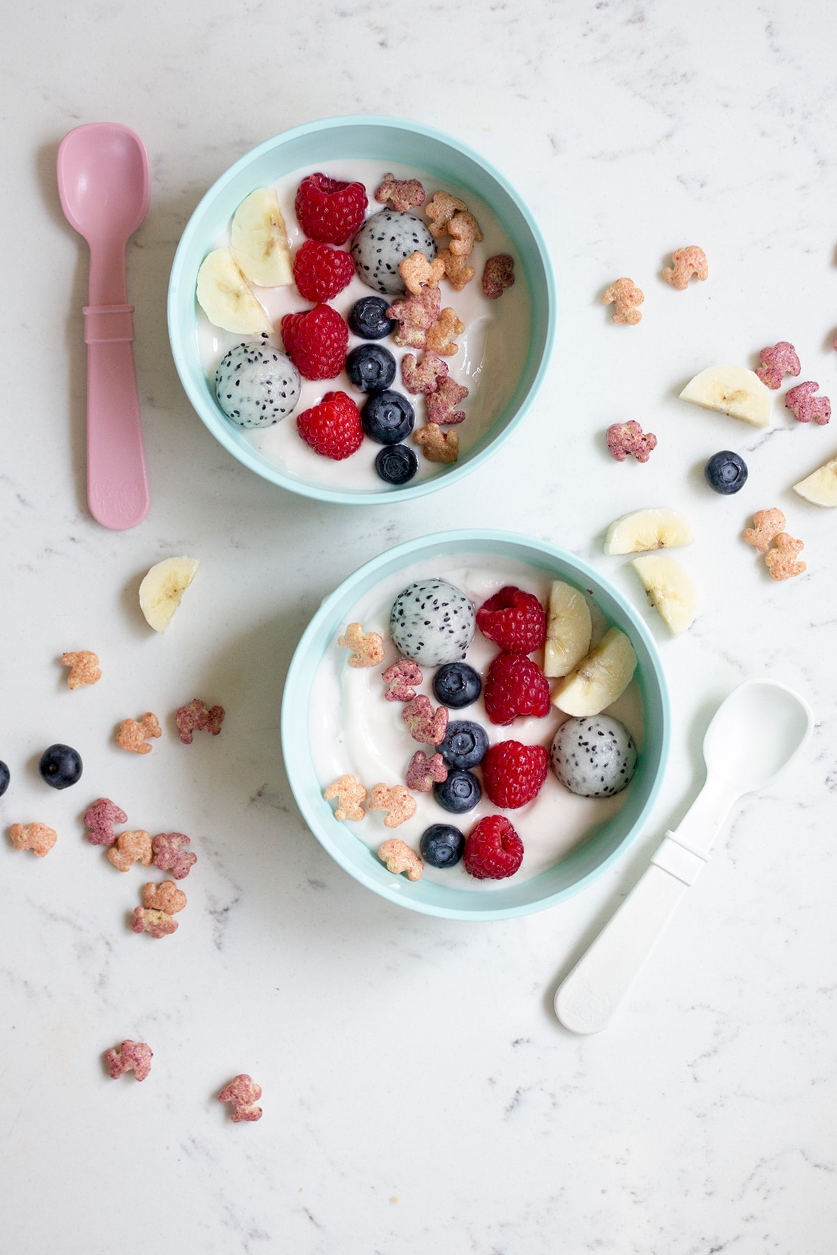 Rainbow Yogurt Bowls