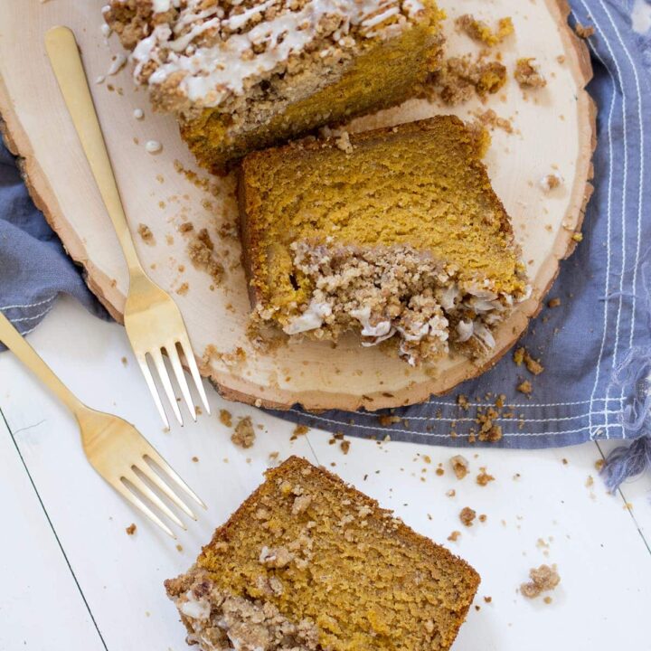 Pumpkin Crumb Loaf Cake