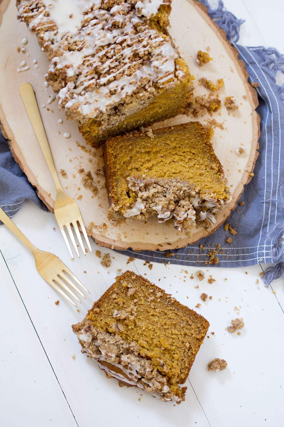 Pumpkin Crumb Loaf Cake