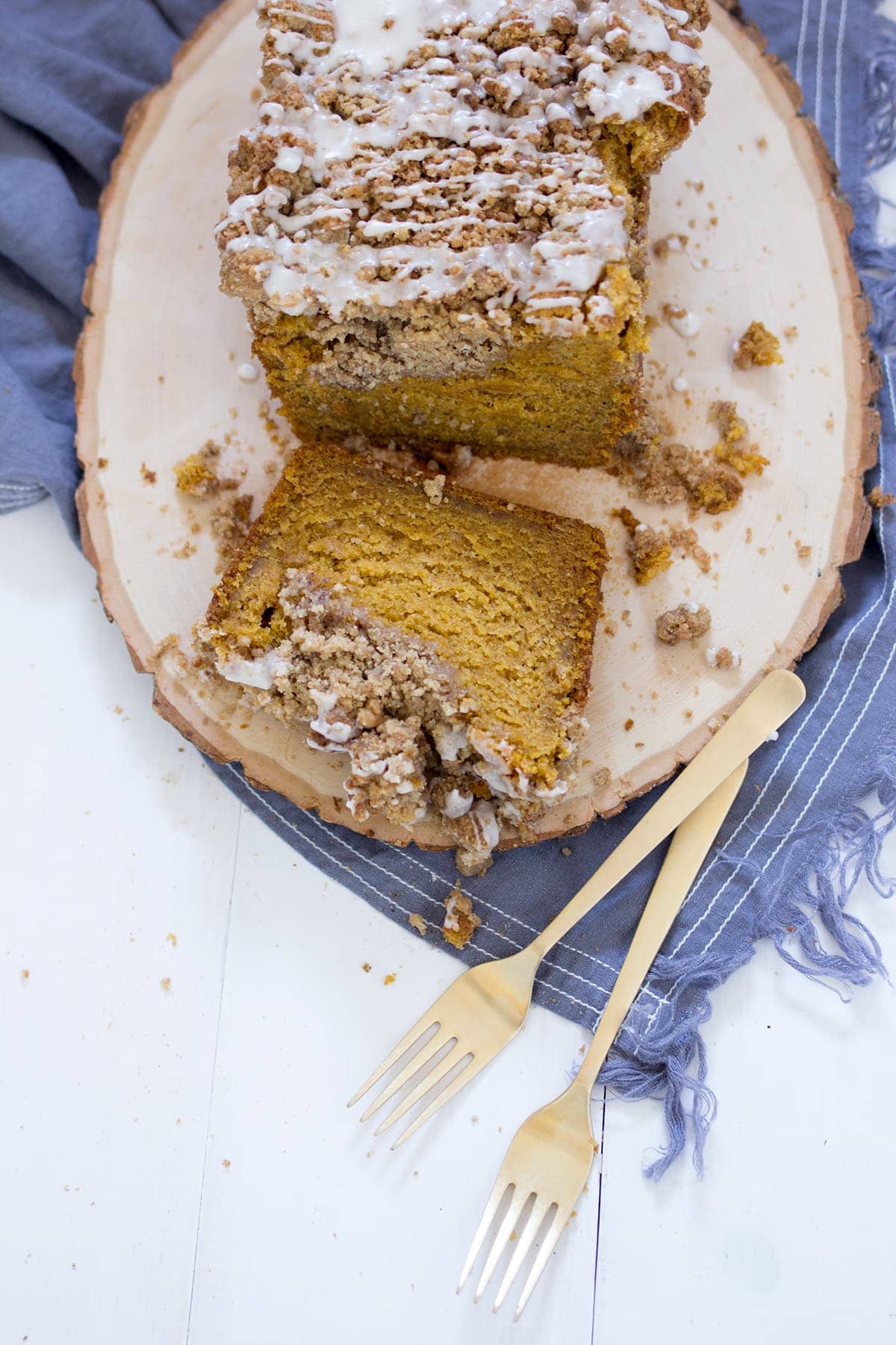 Pumpkin Crumb Loaf Cake