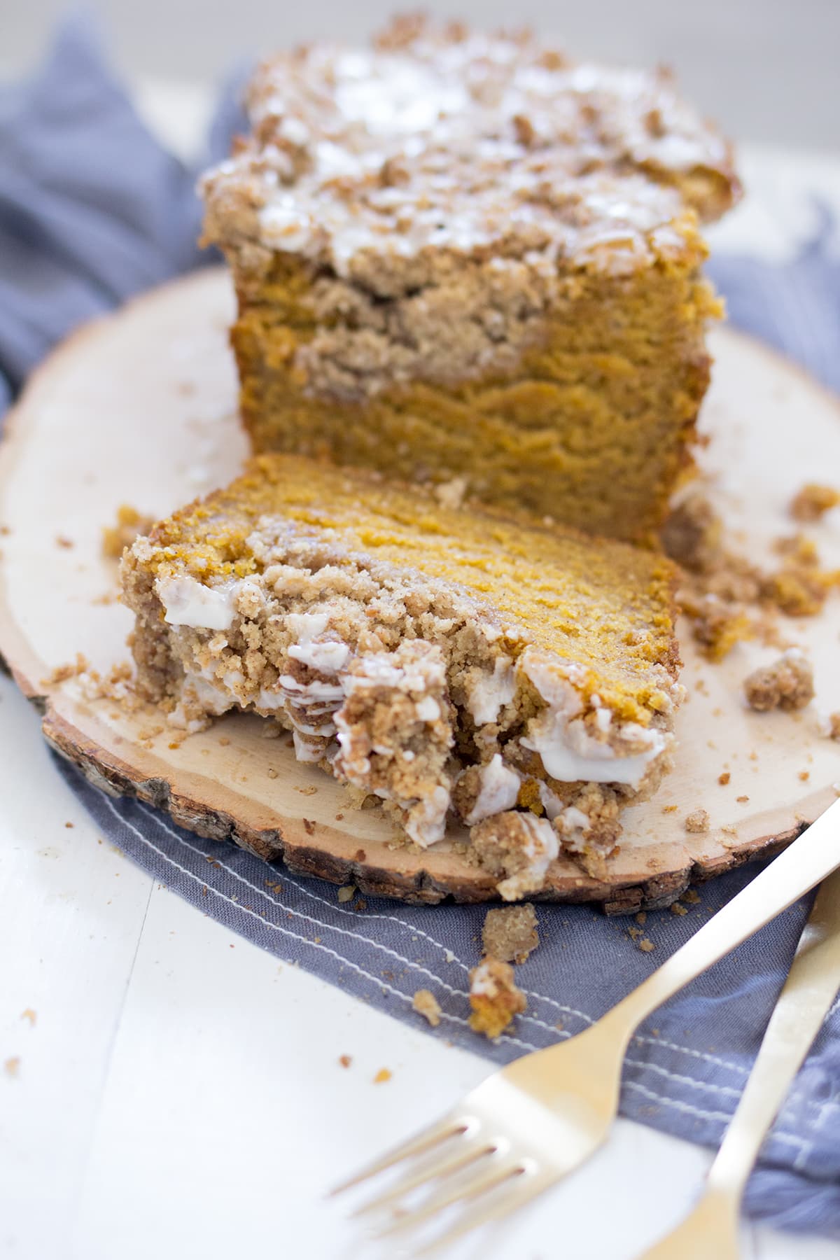 Pumpkin Crumb Loaf Cake