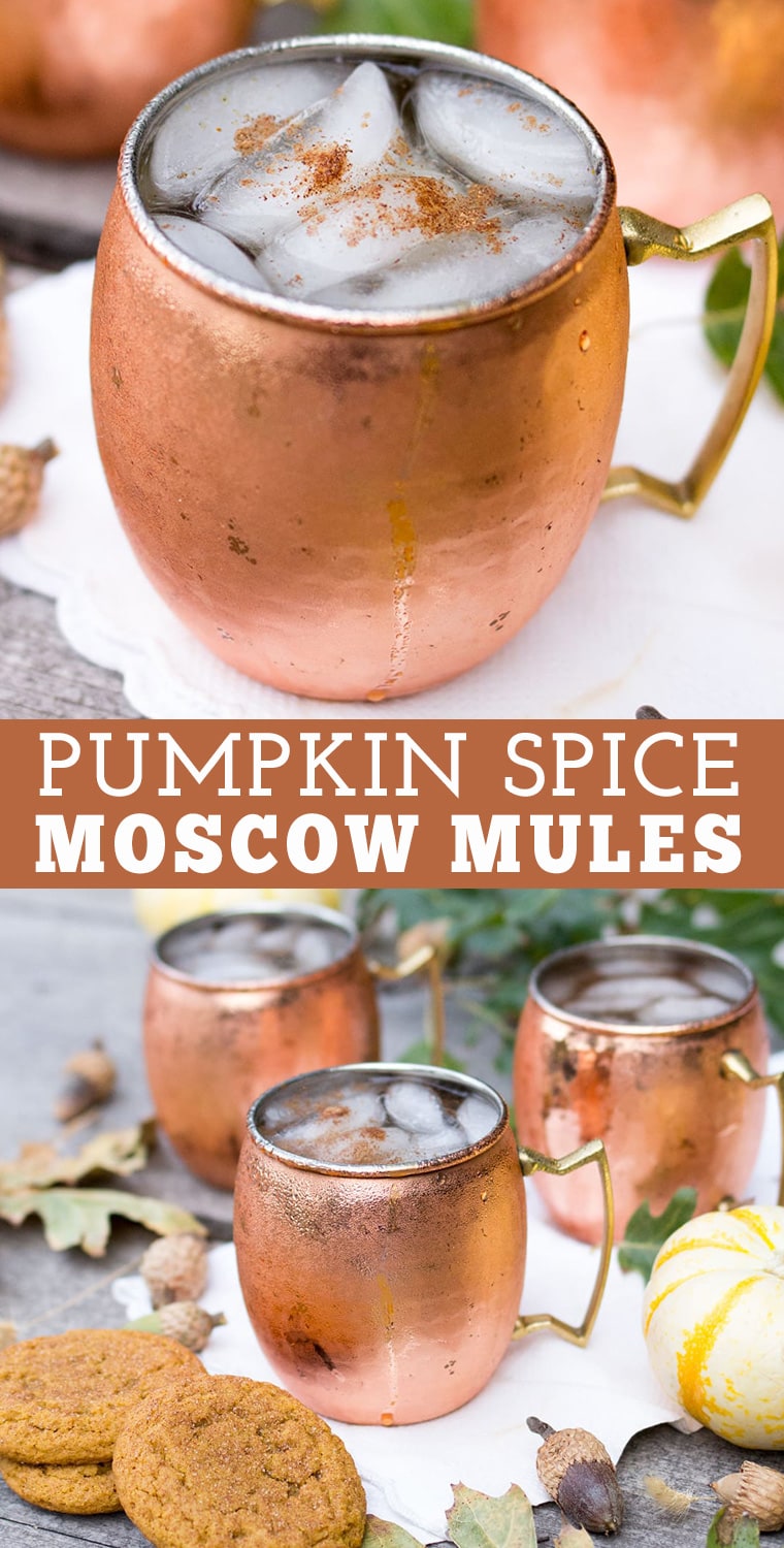 Pumpkin Spice Moscow Mules