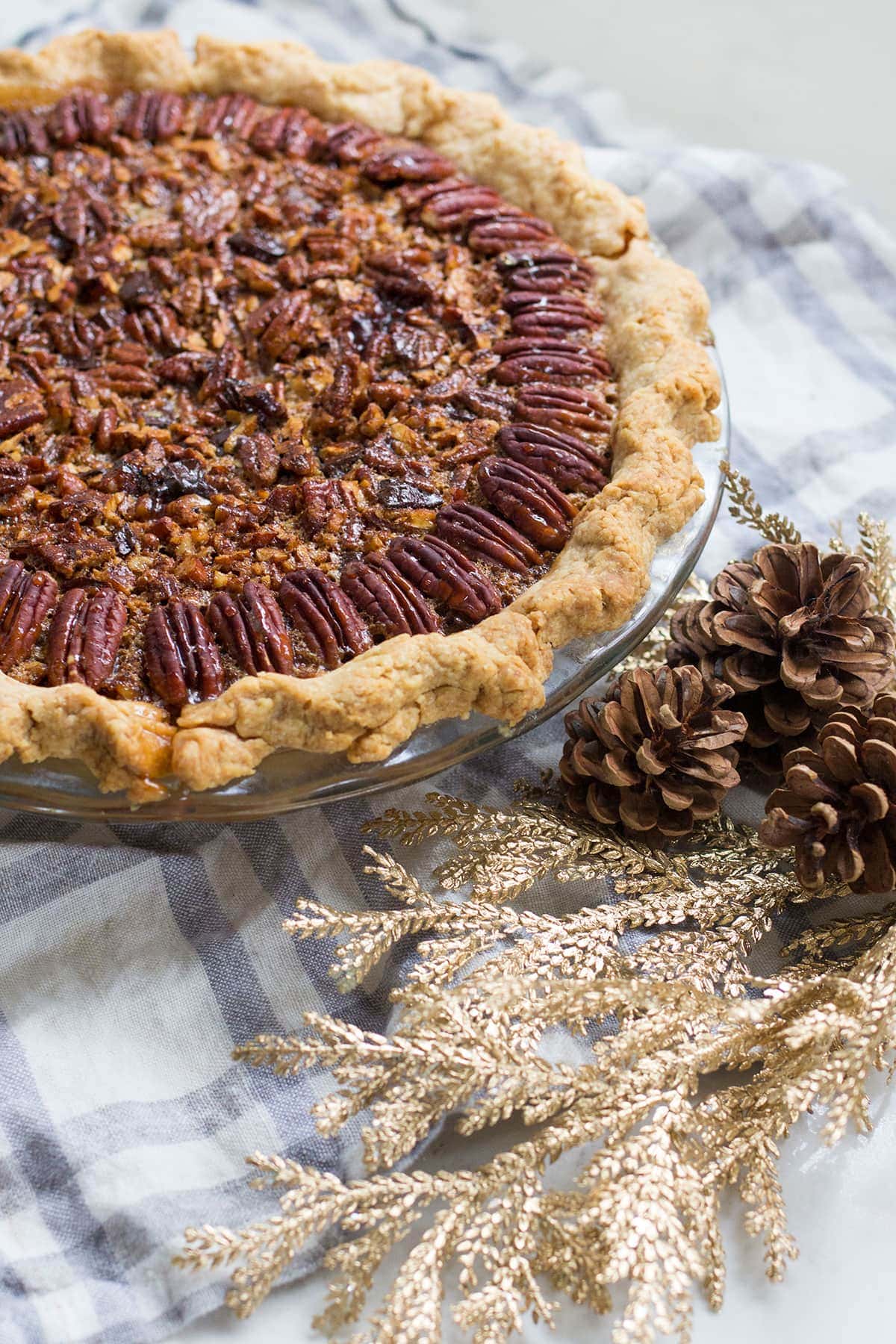 Dark Chocolate Pecan Pie